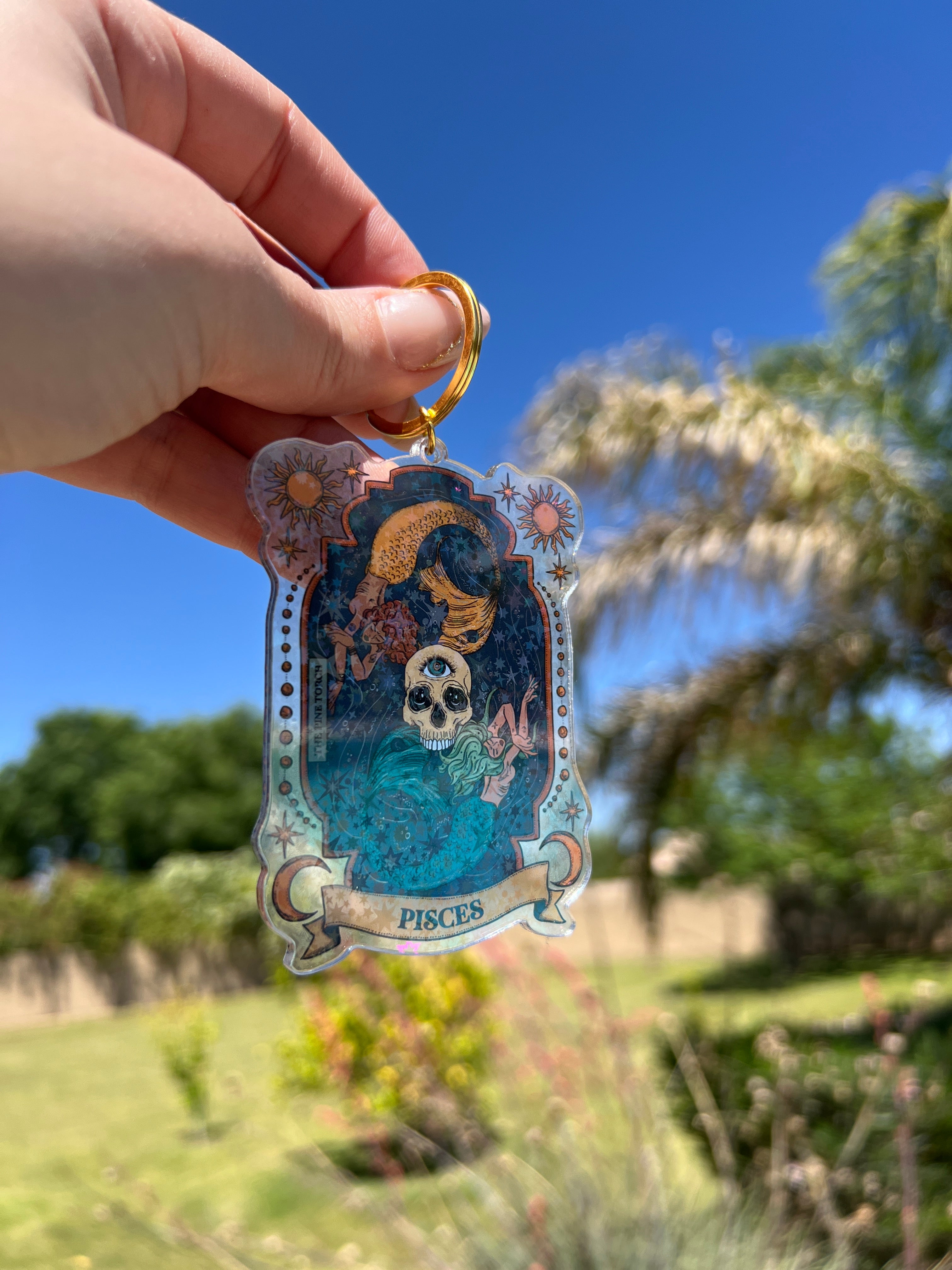 PISCES « HOLOGRAPHIC KEYCHAIN »