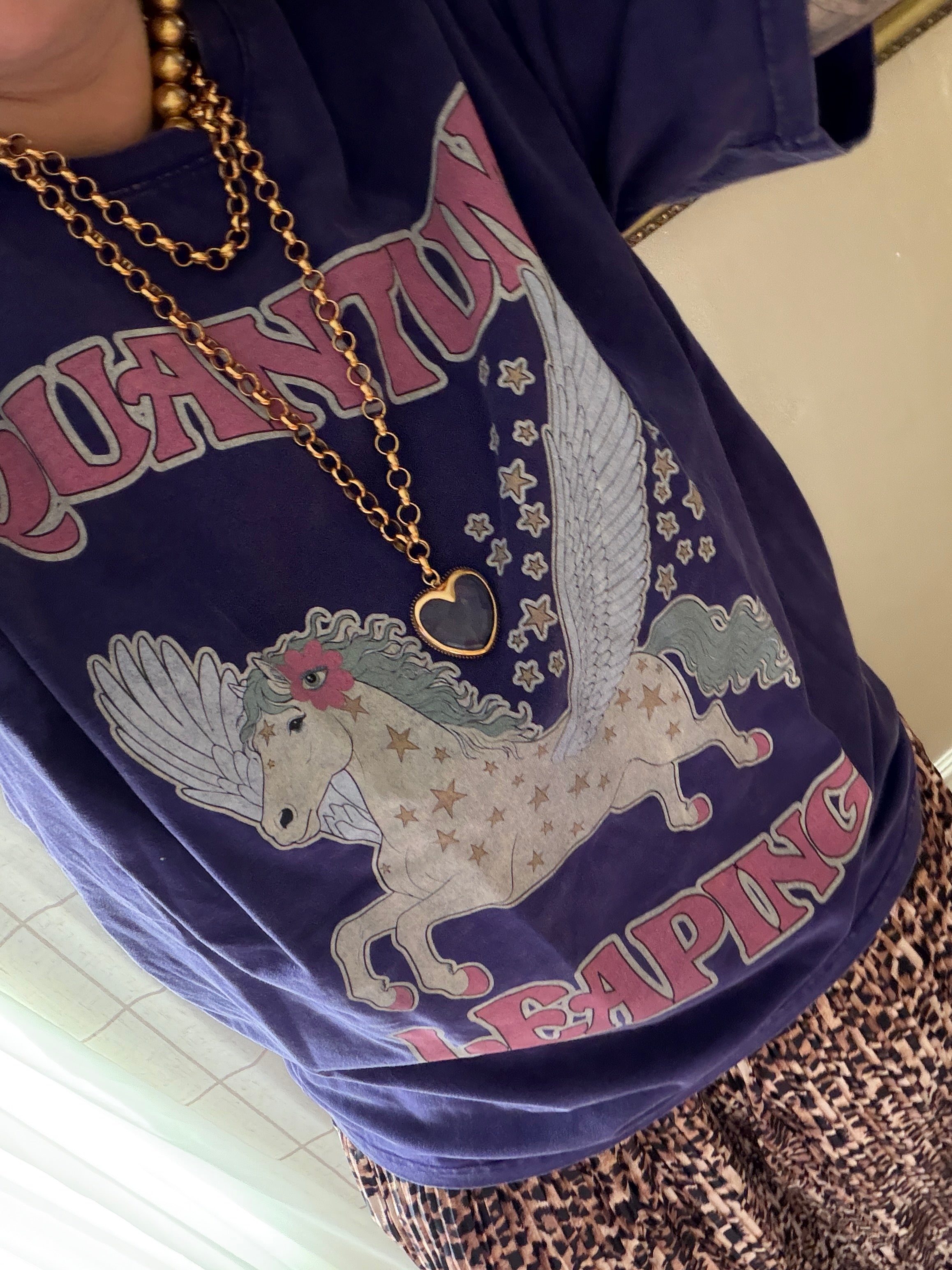 Quantum Leaping // Snow Washed Oversized Cotton T-Shirt