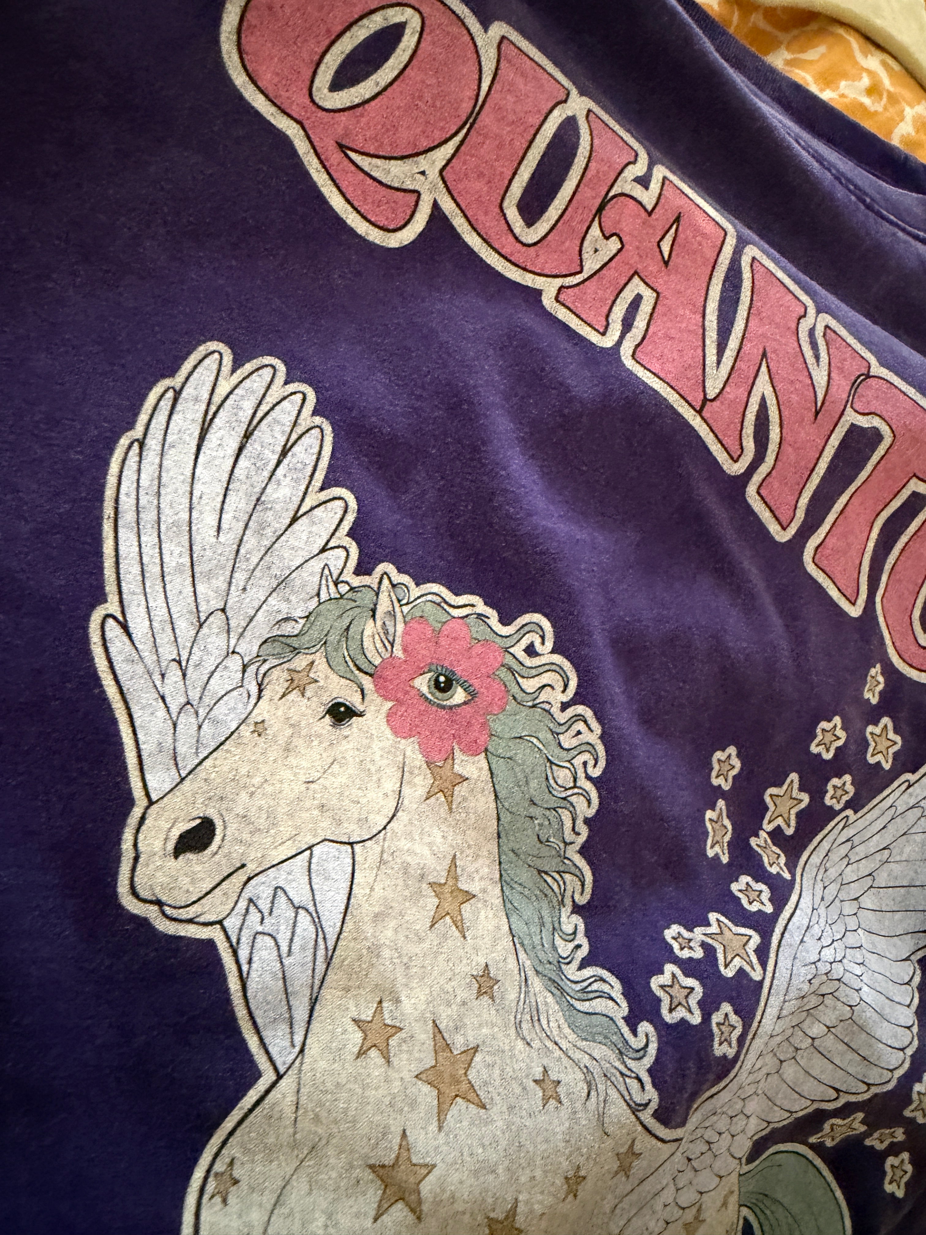Quantum Leaping // Snow Washed Oversized Cotton T-Shirt