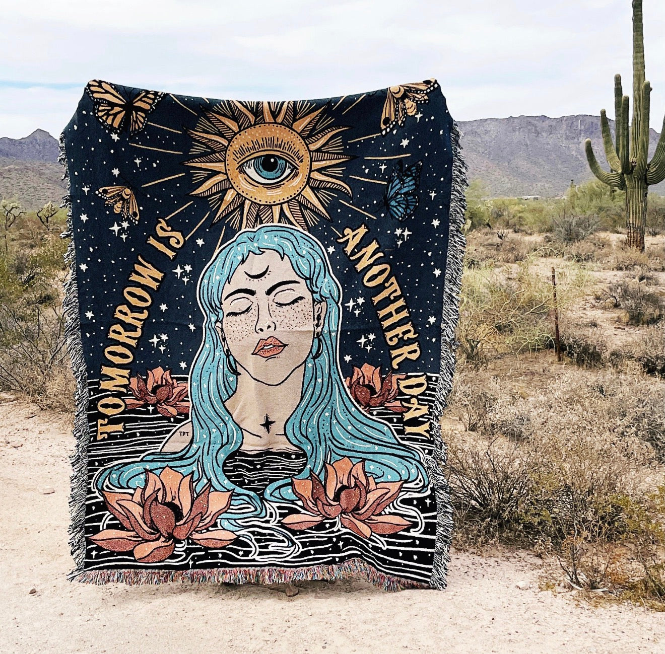 TOMORROW IS ANOThER DAY // WOVEN FRINGE BLANKET