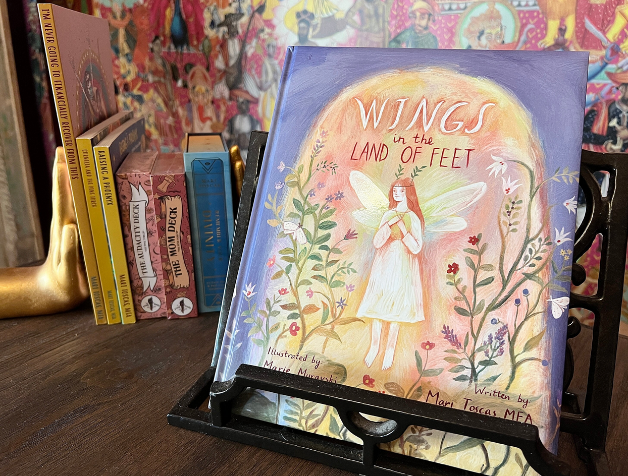 Wings in the Land of Feet // Hardcover Book