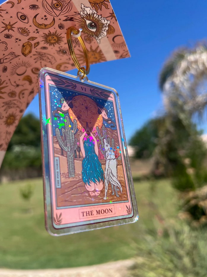 THE MOON « HOLOGRAPHIC KEYCHAIN »