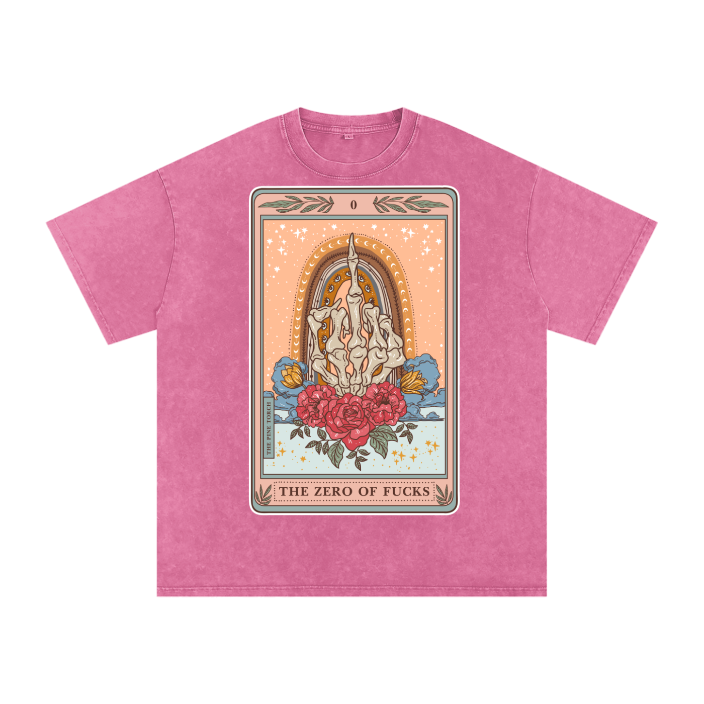 The Zero of Fucks // Snow Washed Oversized Cotton T-Shirt