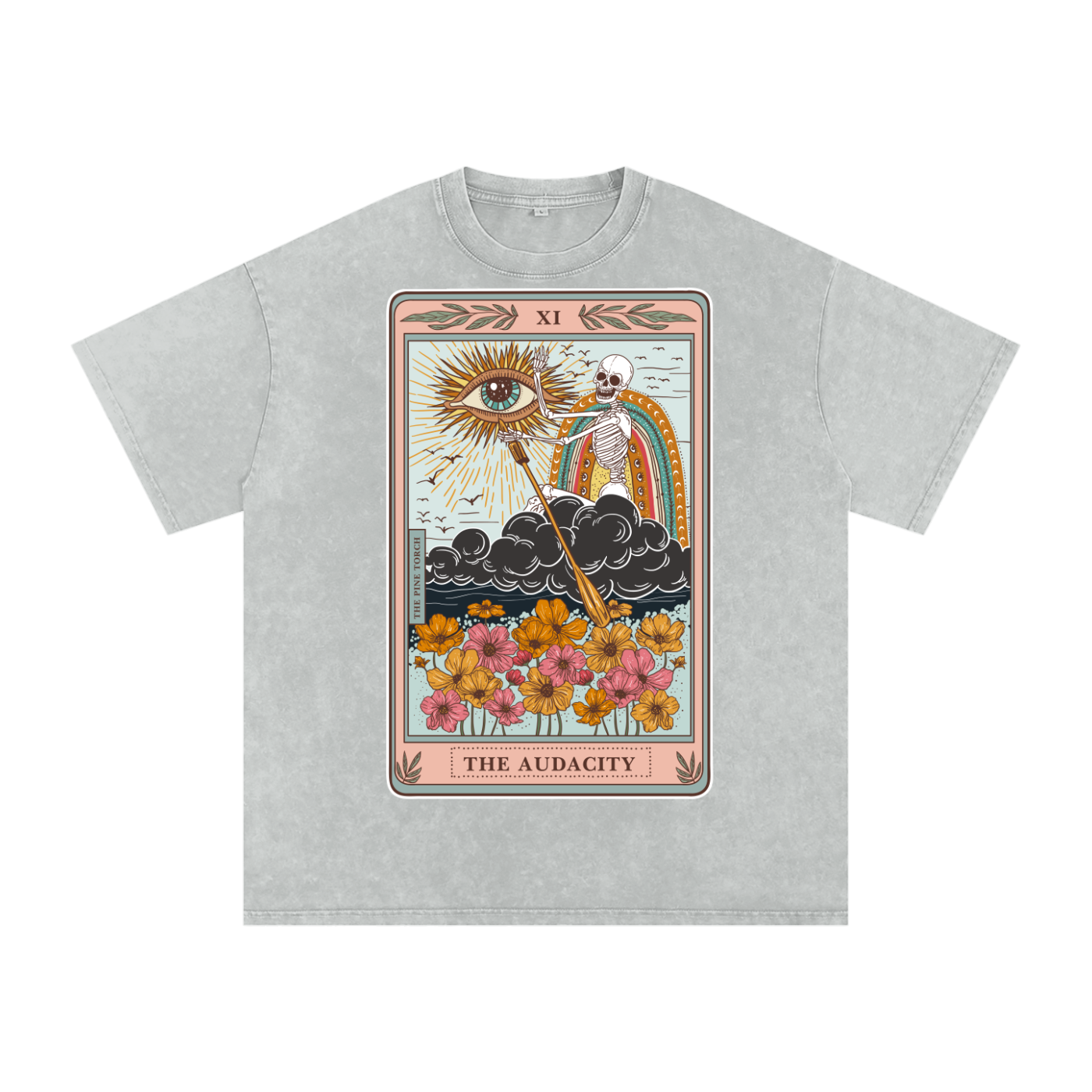 The Audacity // Snow Washed Oversized Cotton T-Shirt