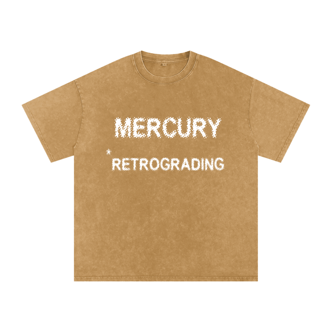 Mercury Retrograding // Snow Washed Oversized Cotton T-Shirt