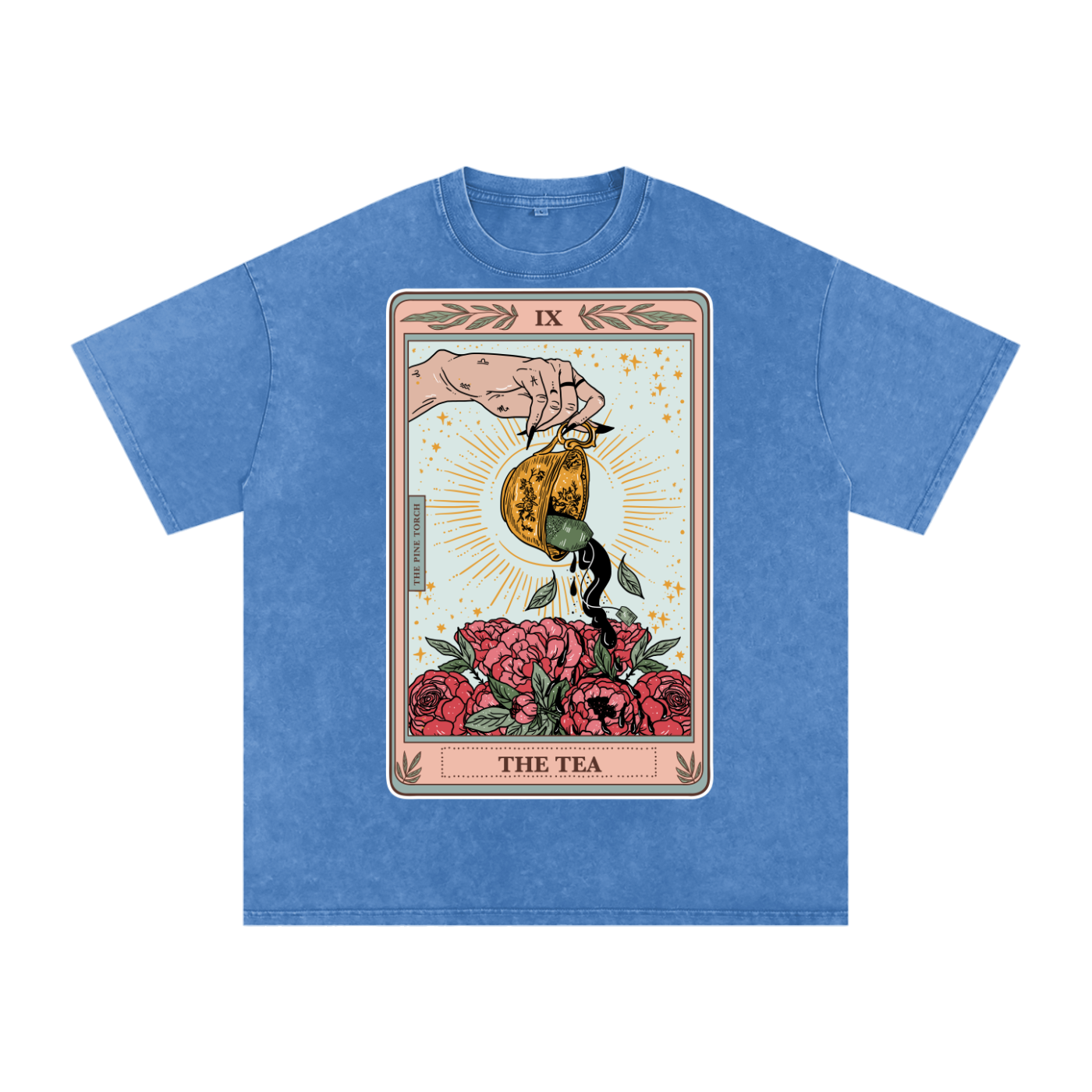 The Tea // Snow Washed Oversized Cotton T-Shirt