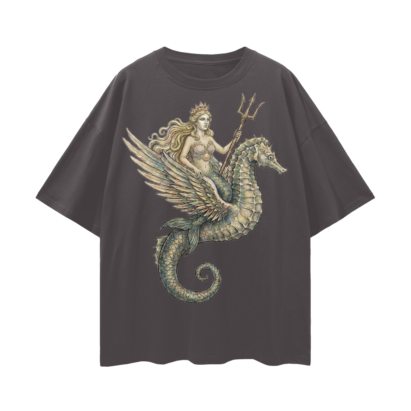 Sea Queen // Oversized Drop Shoulder T-Shirt