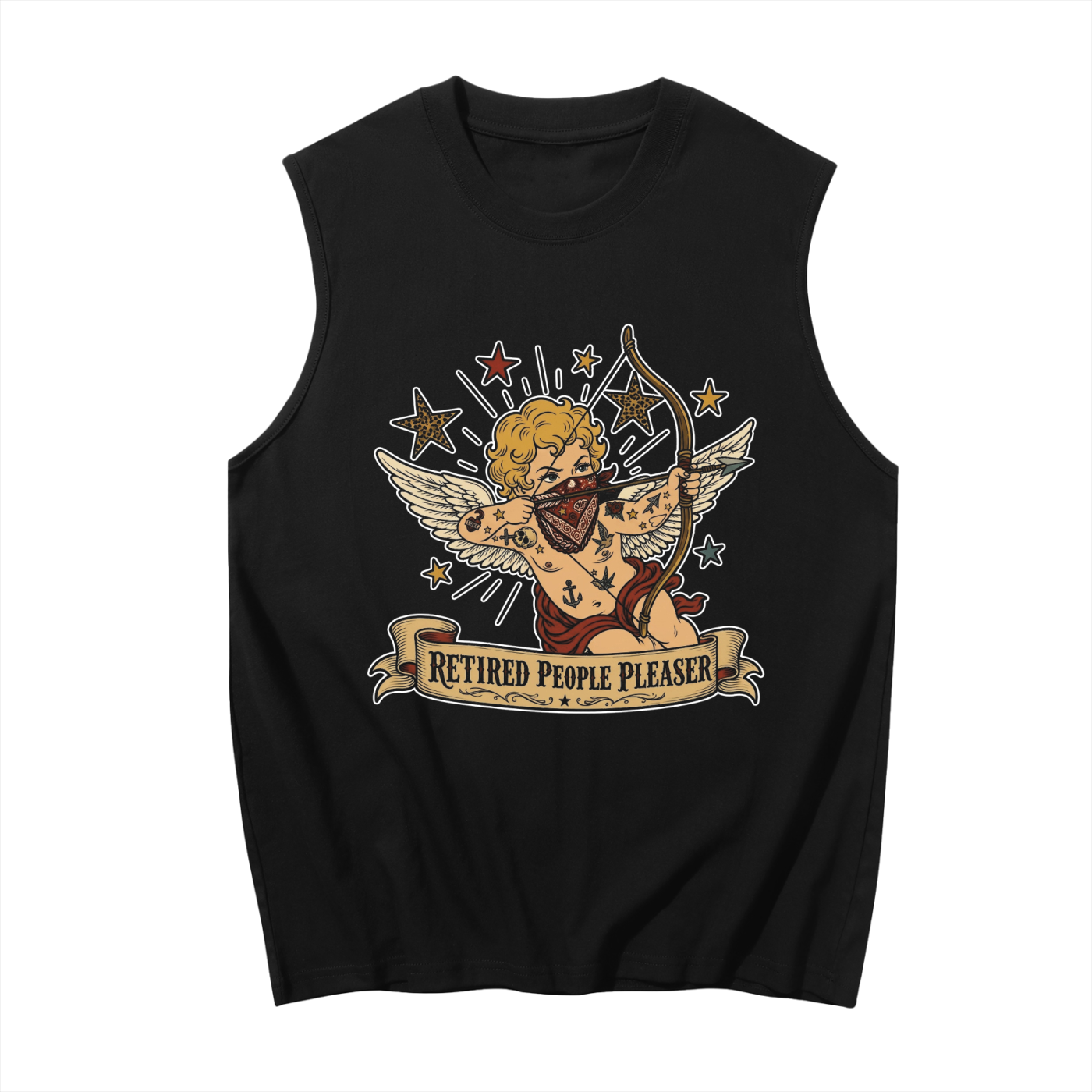 Retired People Pleaser // Unisex Boxy Tank