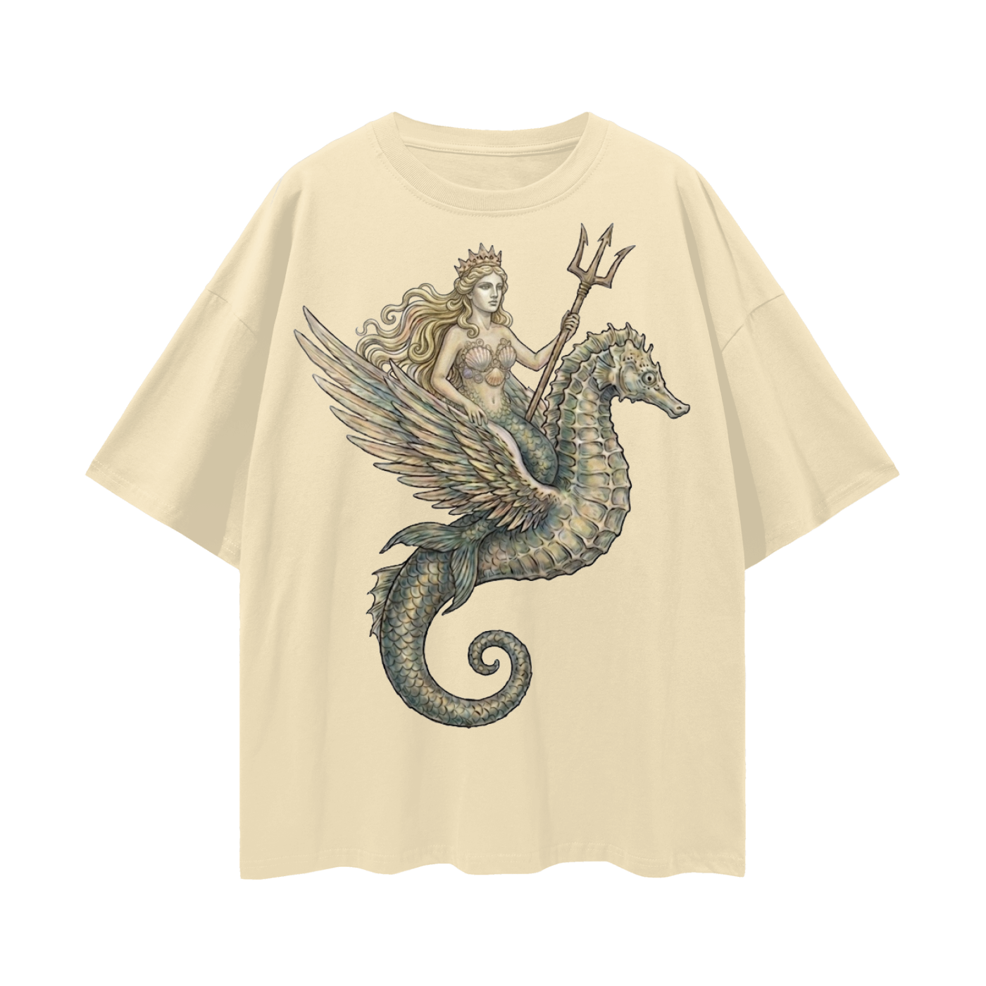 Sea Queen // Oversized Drop Shoulder T-Shirt