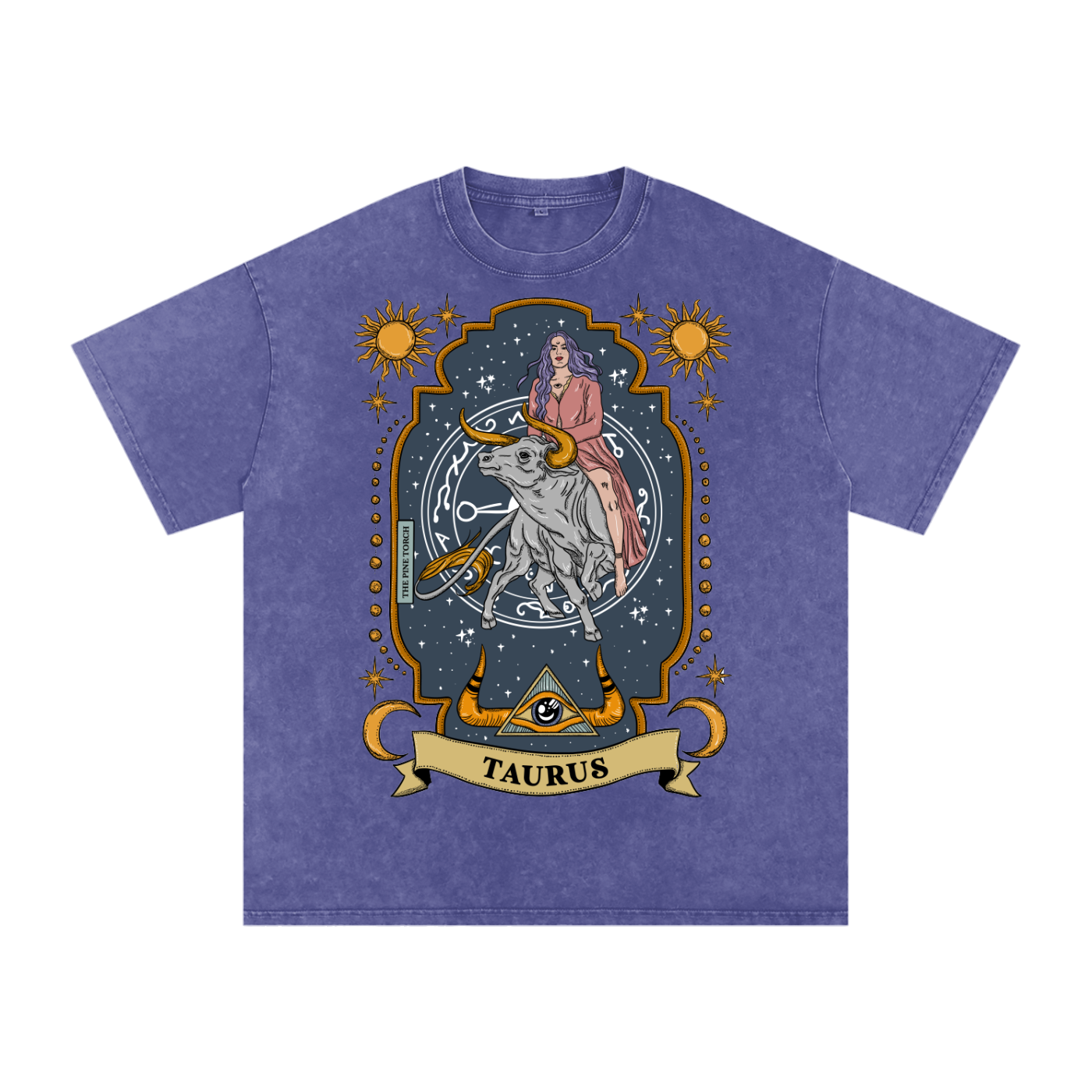 Taurus // Snow Washed Oversized Cotton T-Shirt