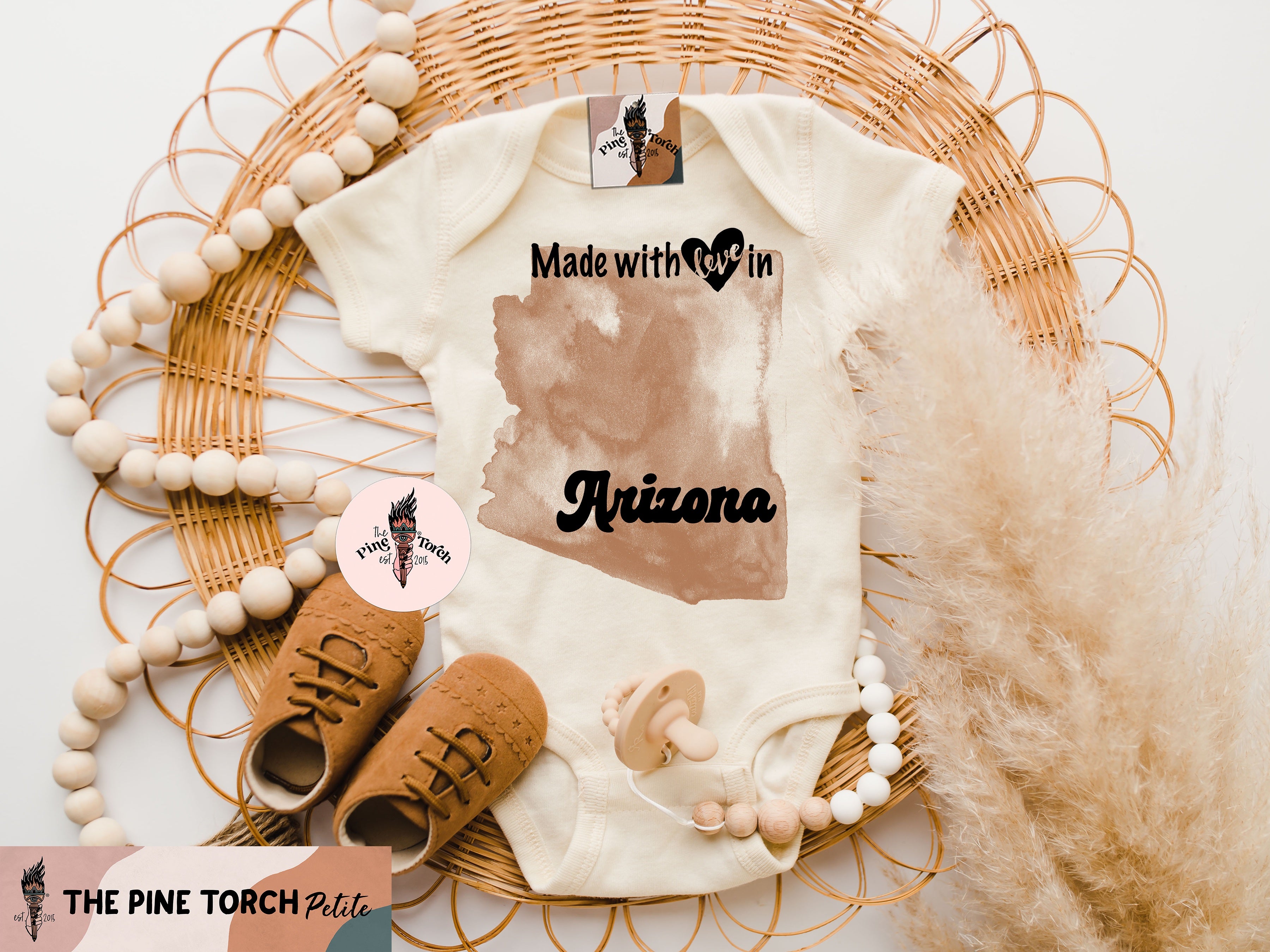 « MADE WITH LOVE IN ARIZONA » BODYSUIT