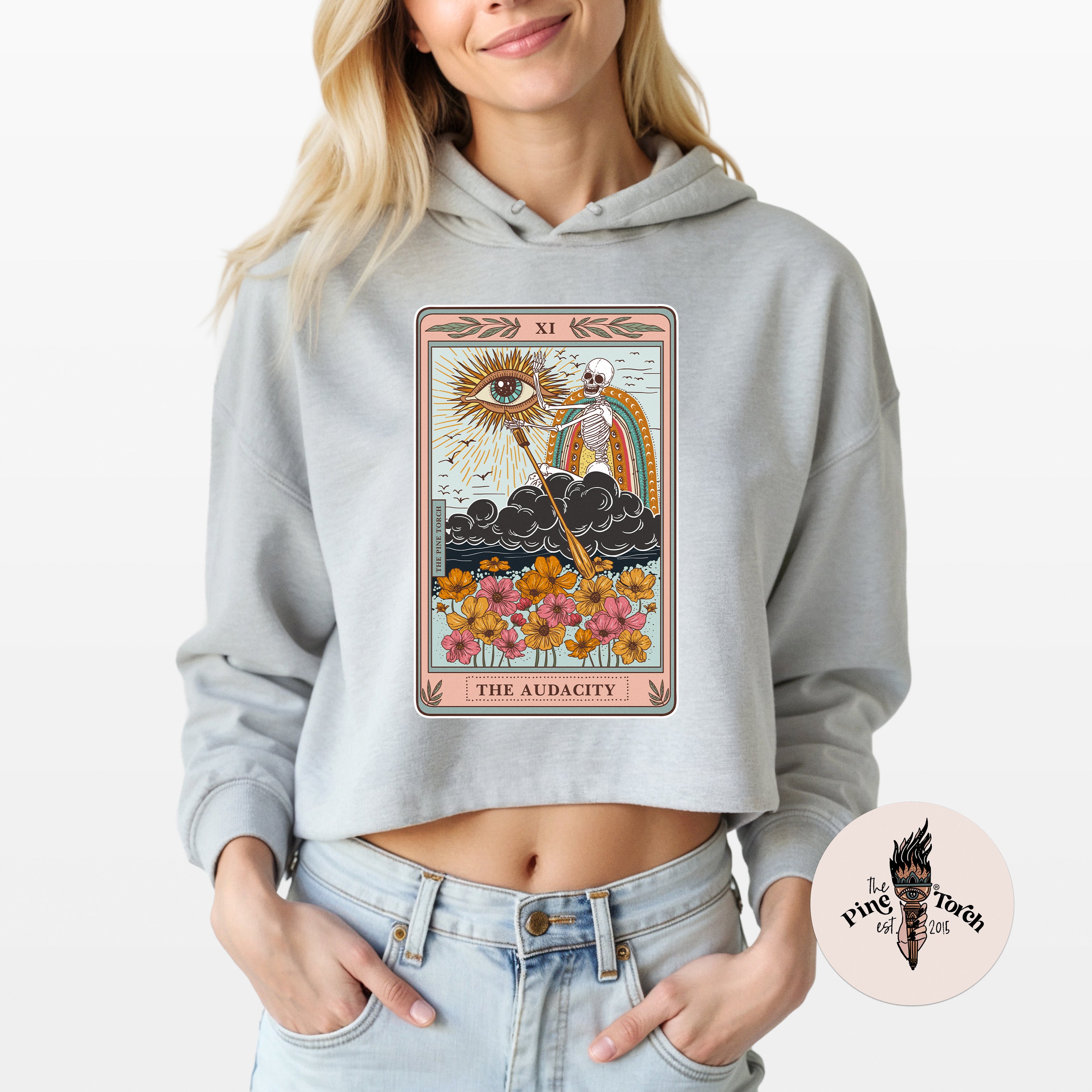 THE AUDACITY // CROP HOODIE
