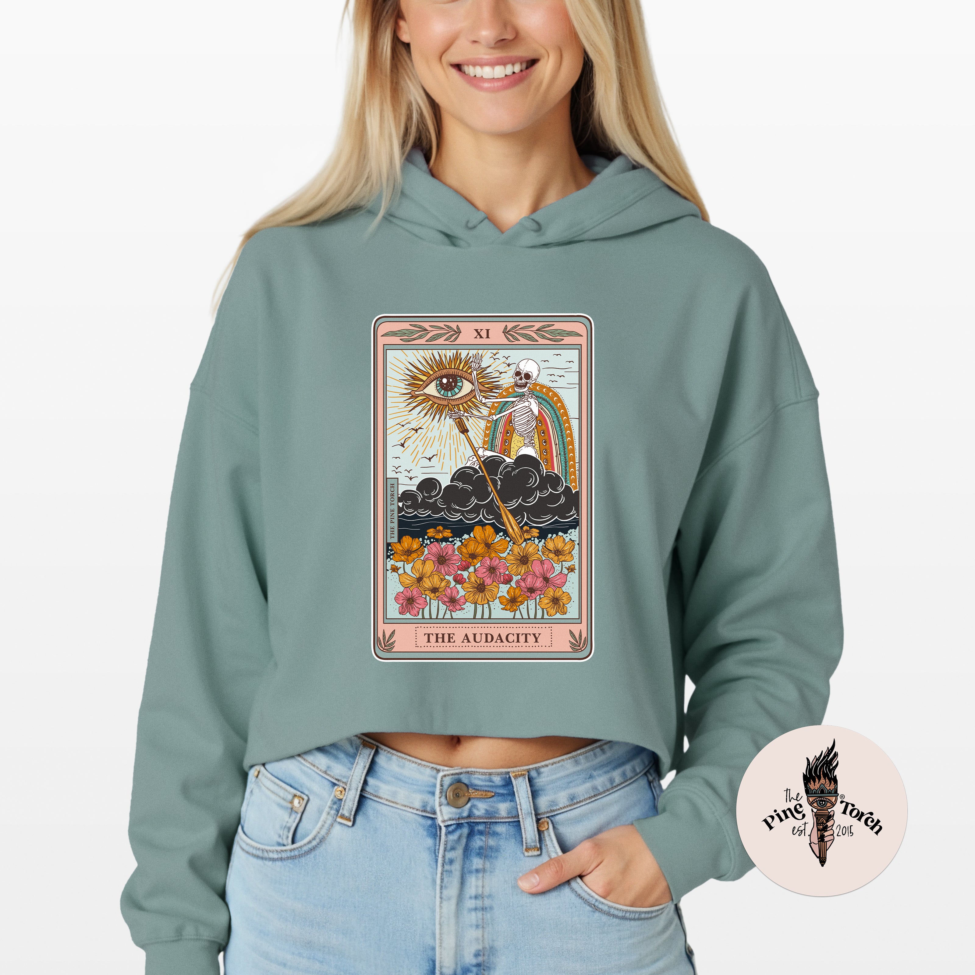 THE AUDACITY // CROP HOODIE