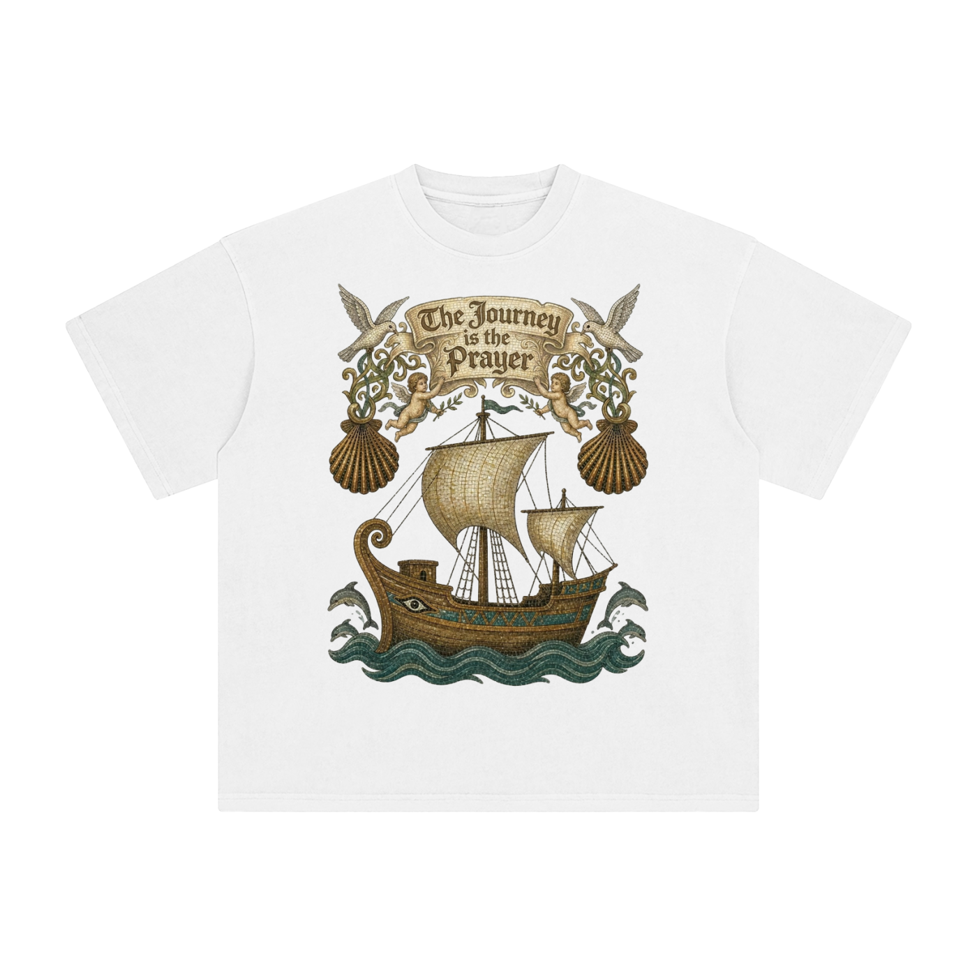The Journey is the Prayer // Enzyme Washed T-Shirt