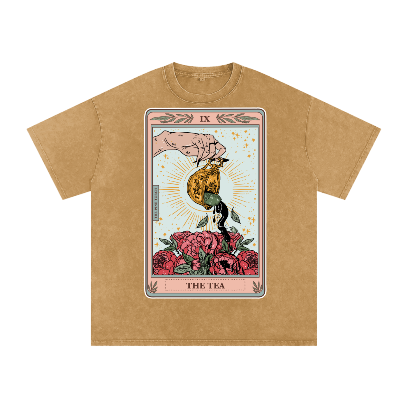 The Tea // Snow Washed Oversized Cotton T-Shirt