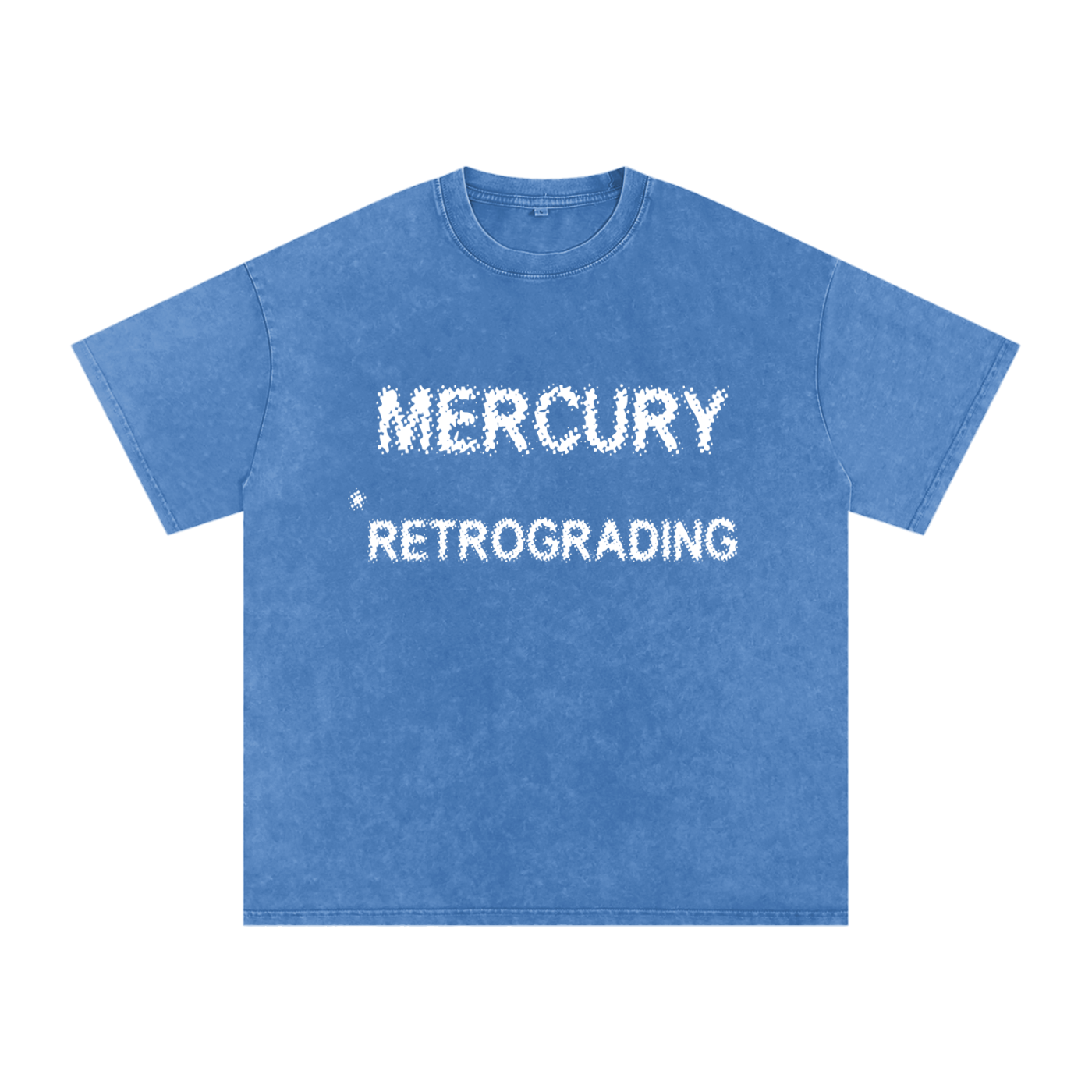 Mercury Retrograding // Snow Washed Oversized Cotton T-Shirt