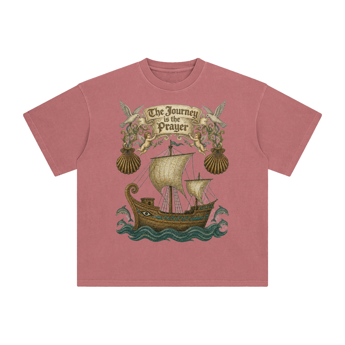 The Journey is the Prayer // Enzyme Washed T-Shirt