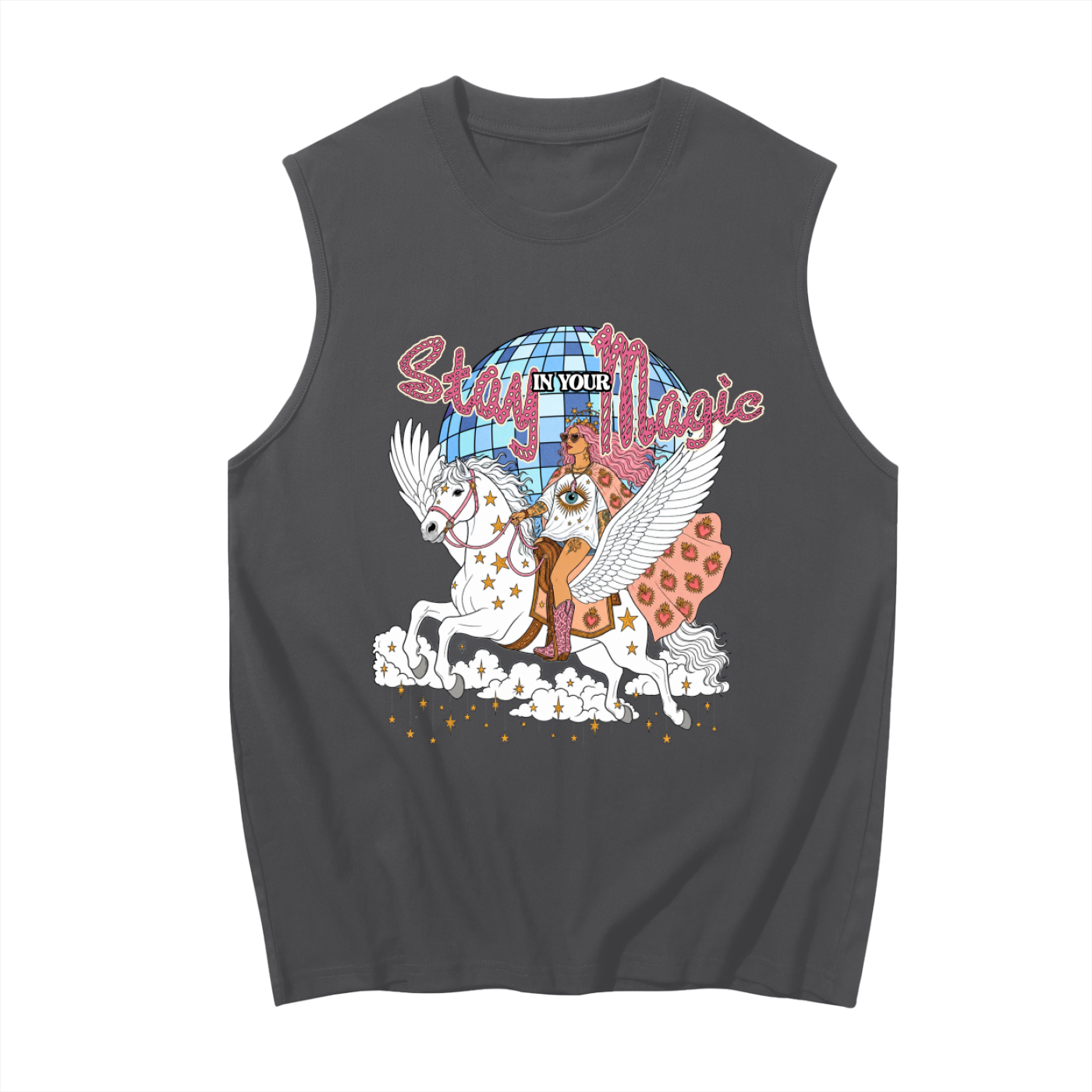 Stay in Your Magic // Unisex Boxy Tank