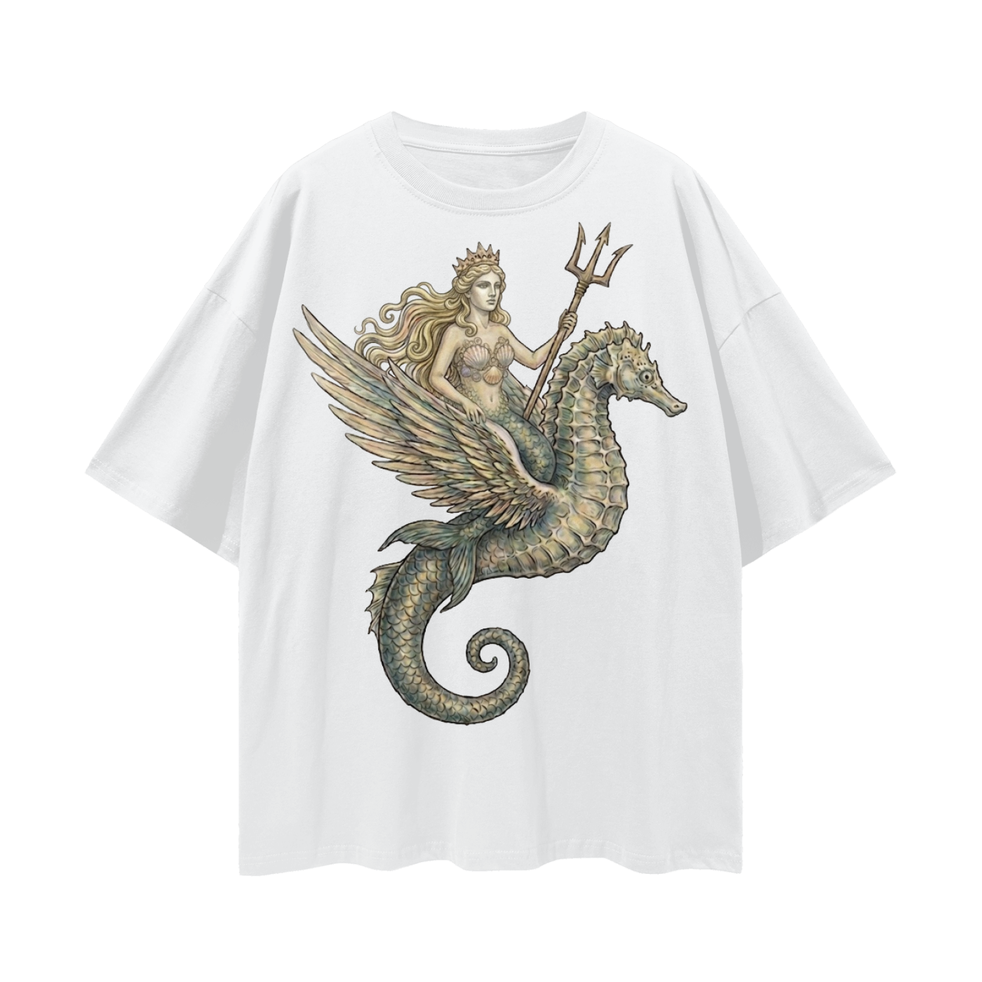 Sea Queen // Oversized Drop Shoulder T-Shirt