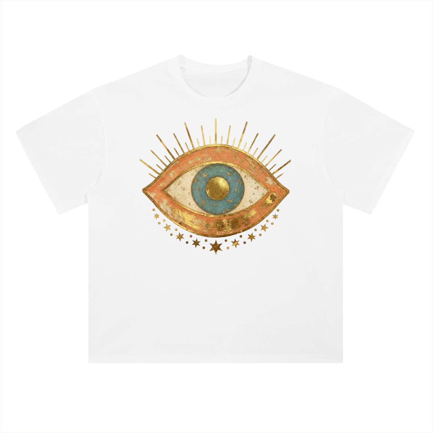 Evil Eye Milagro // Heavyweight Drop Shoulder Cotton T-Shirt