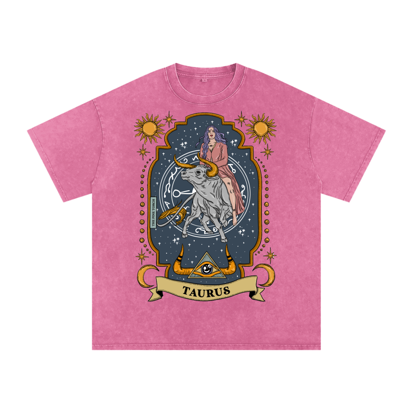 Taurus // Snow Washed Oversized Cotton T-Shirt