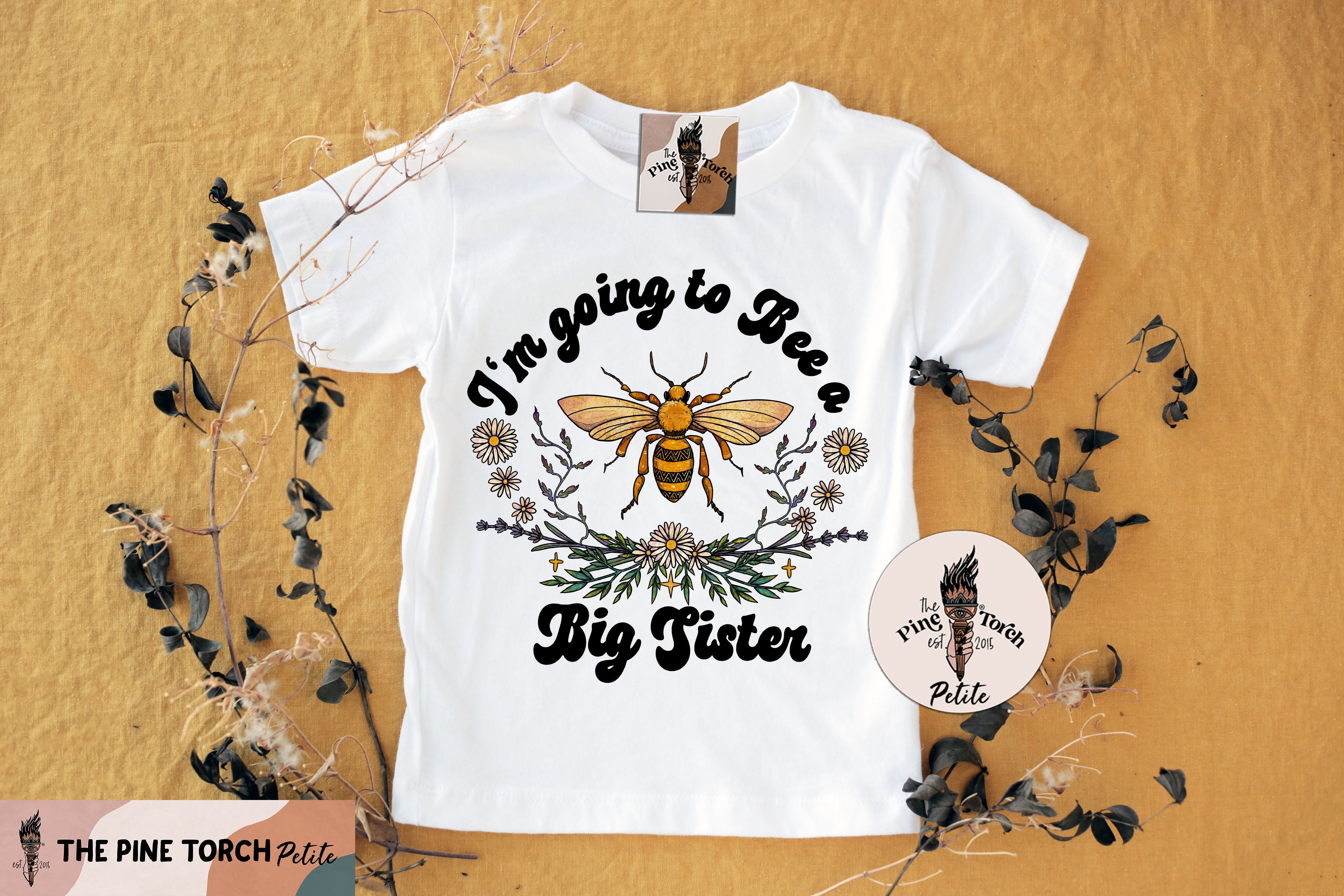 « I'M GOING TO BEE A BIG SISTER » KID'S TEE