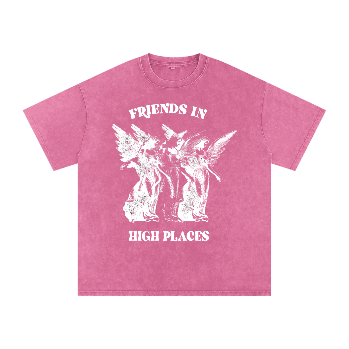 Friends in High Places // Snow Washed Oversized Cotton T-Shirt