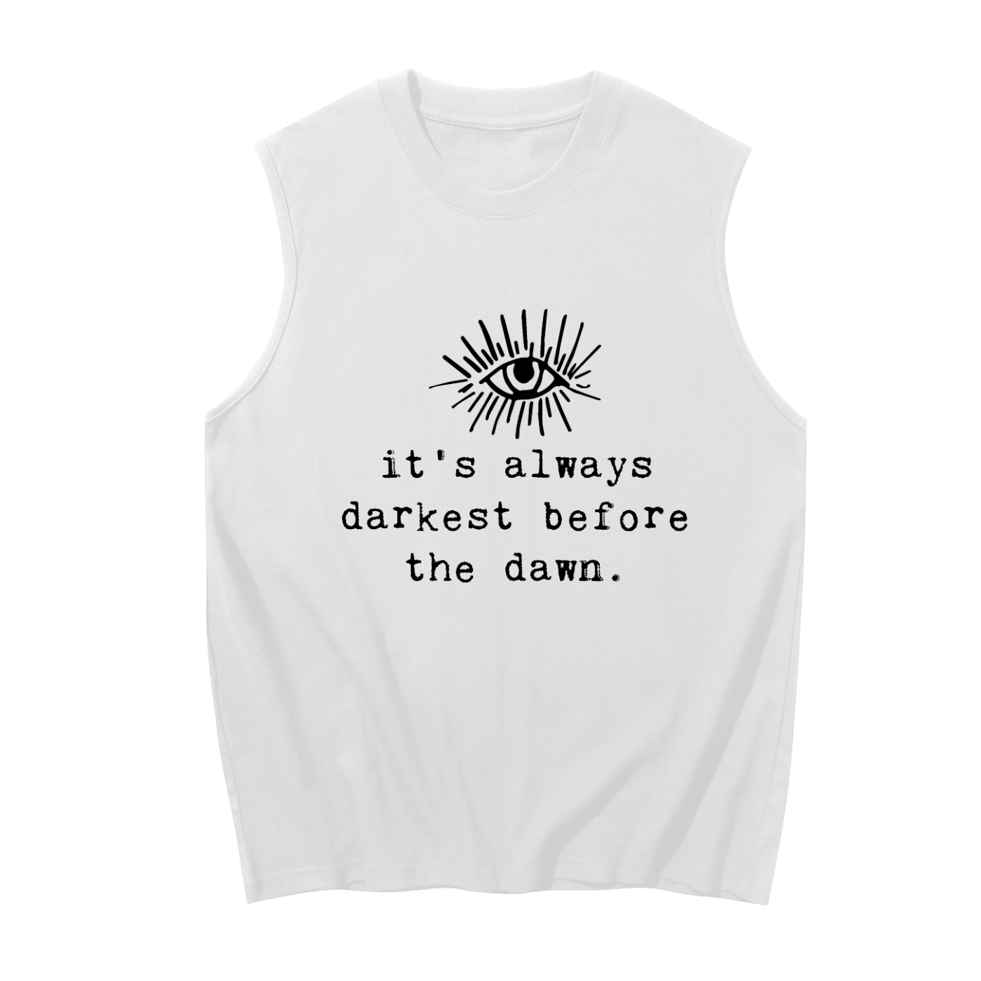 It's Always Darkest Before Dawn // Unisex Boxy Tank