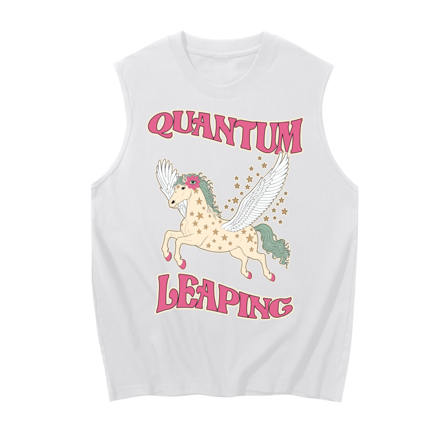 Quantum Leaping // Unisex Boxy Tank