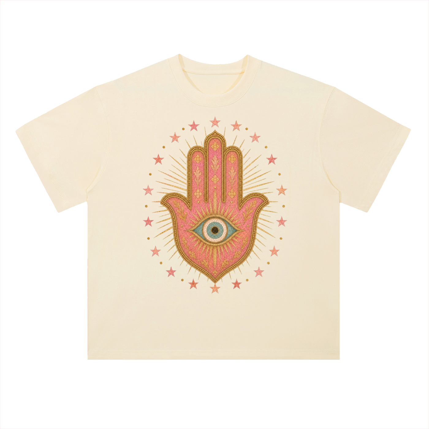Hamsa Milagro // Heavyweight Drop Shoulder Cotton T-Shirt