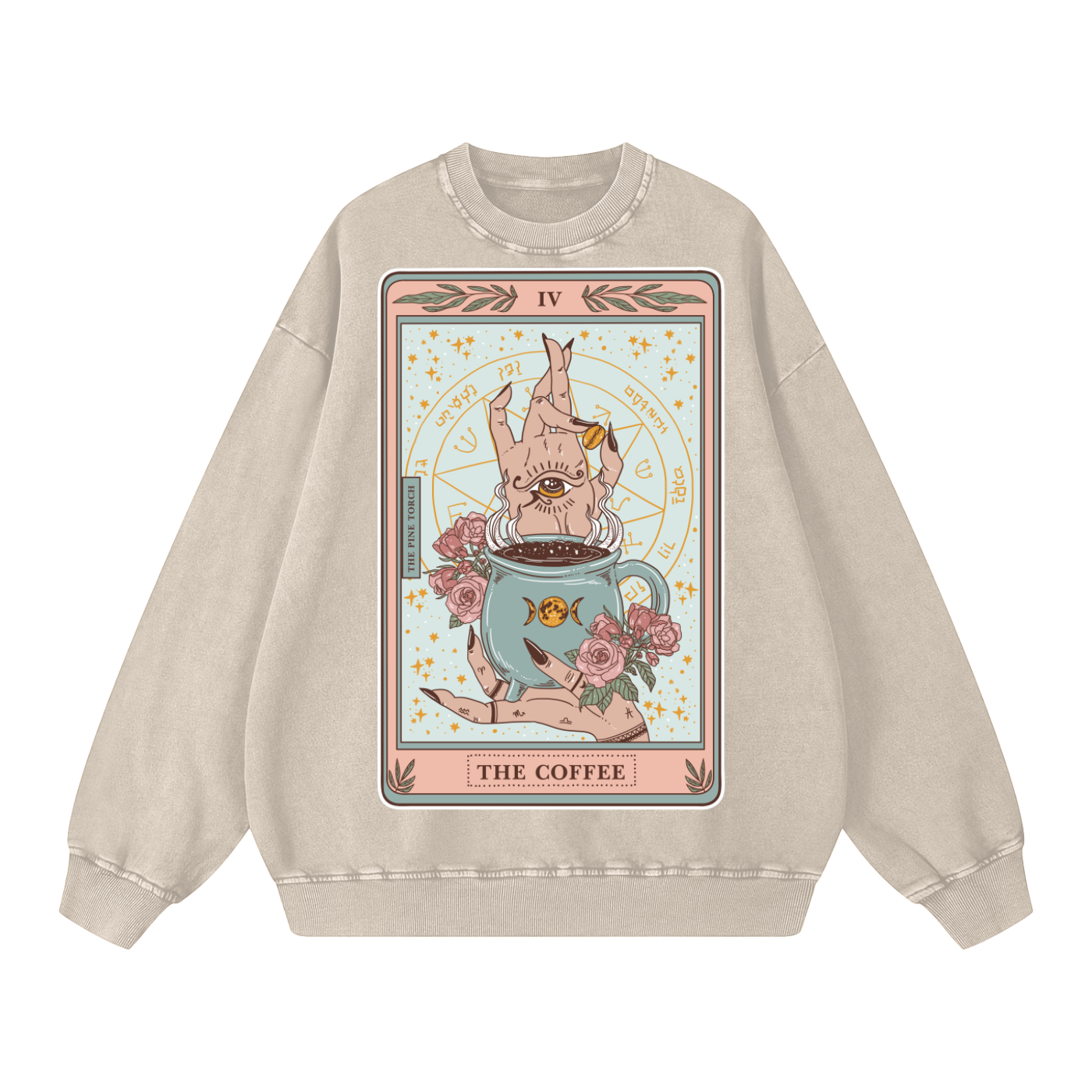 The Coffee // Snow Washed Oversized Sweatshirt