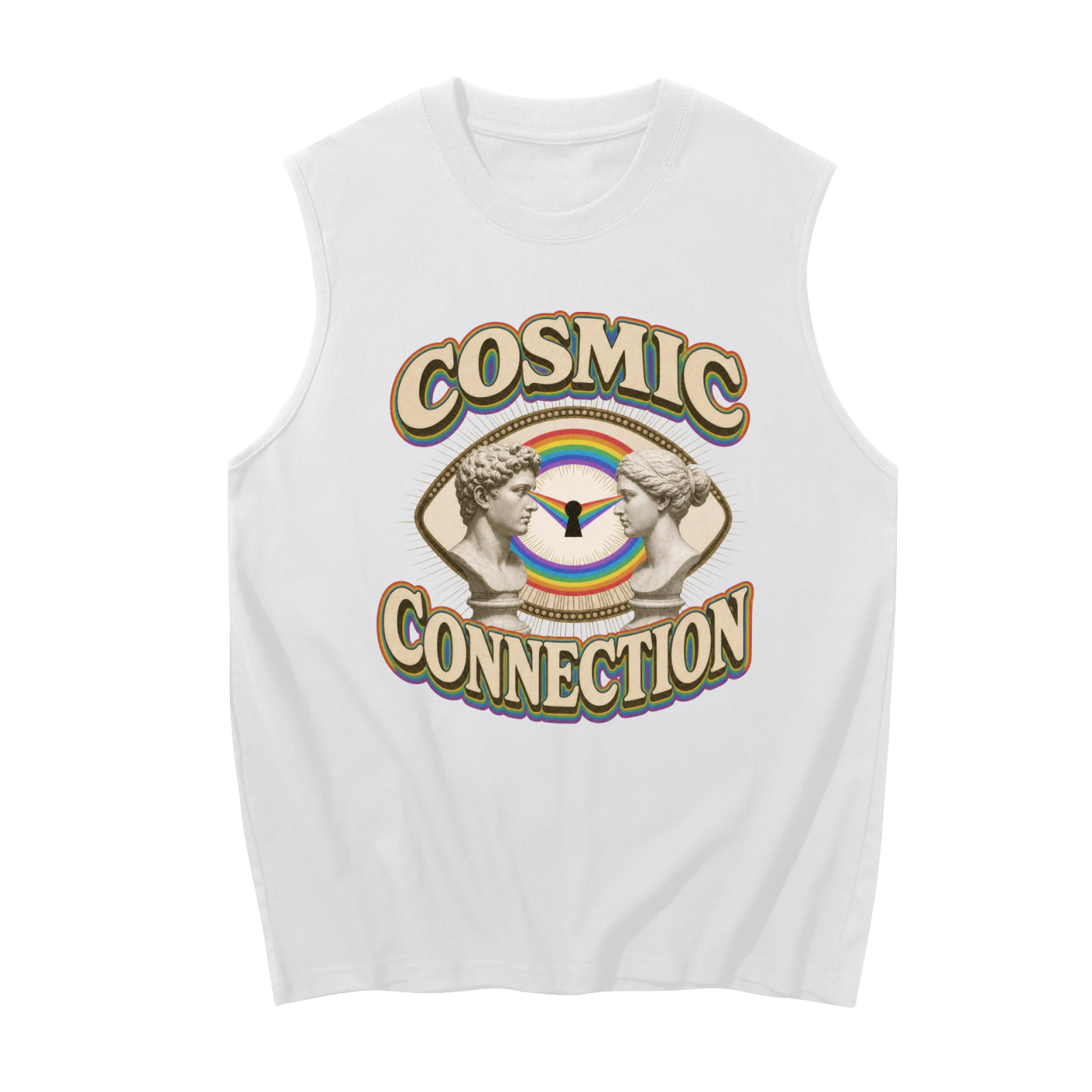 Cosmic Connection // Unisex Boxy Tank