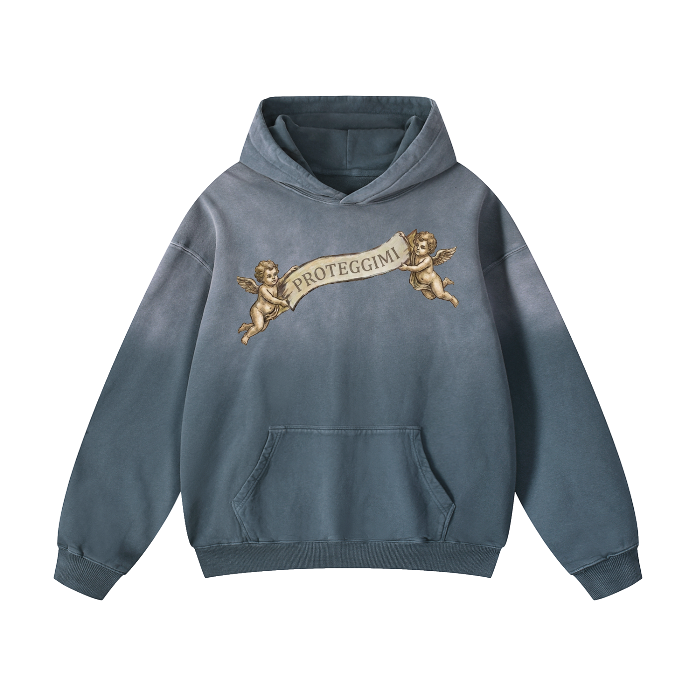 Proteggimi // Heavyweight Sunfade Oversized Hoodie