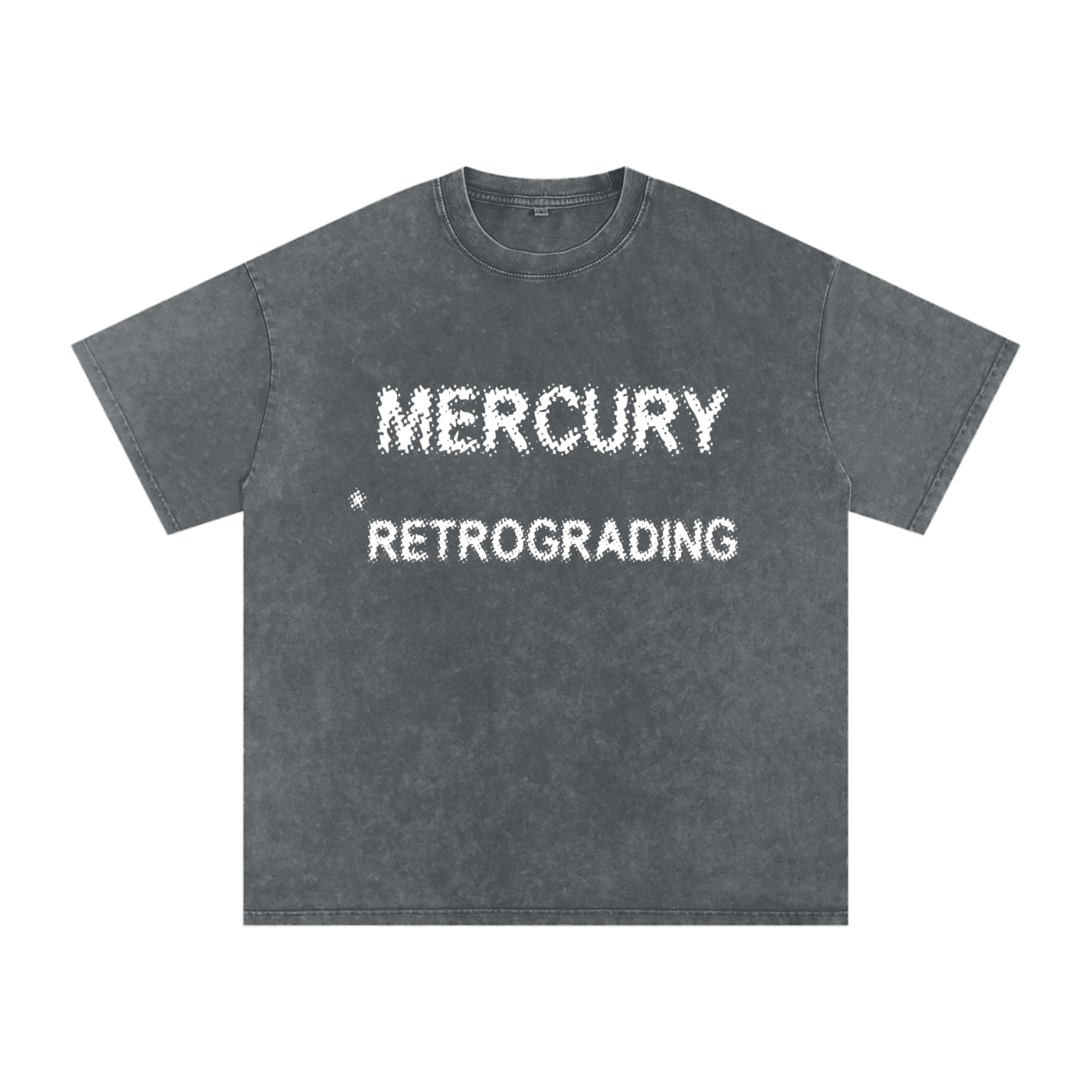 Mercury Retrograding // Snow Washed Oversized Cotton T-Shirt