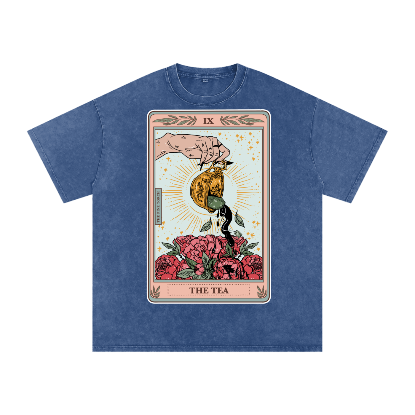 The Tea // Snow Washed Oversized Cotton T-Shirt