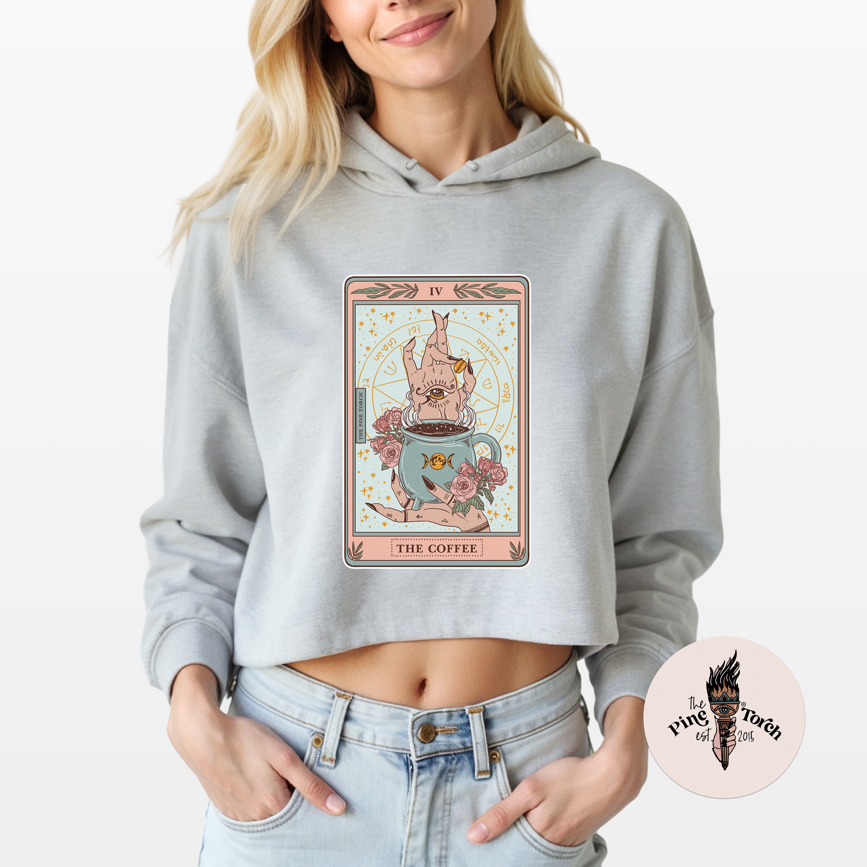 THE COFFEE // CROP HOODIE
