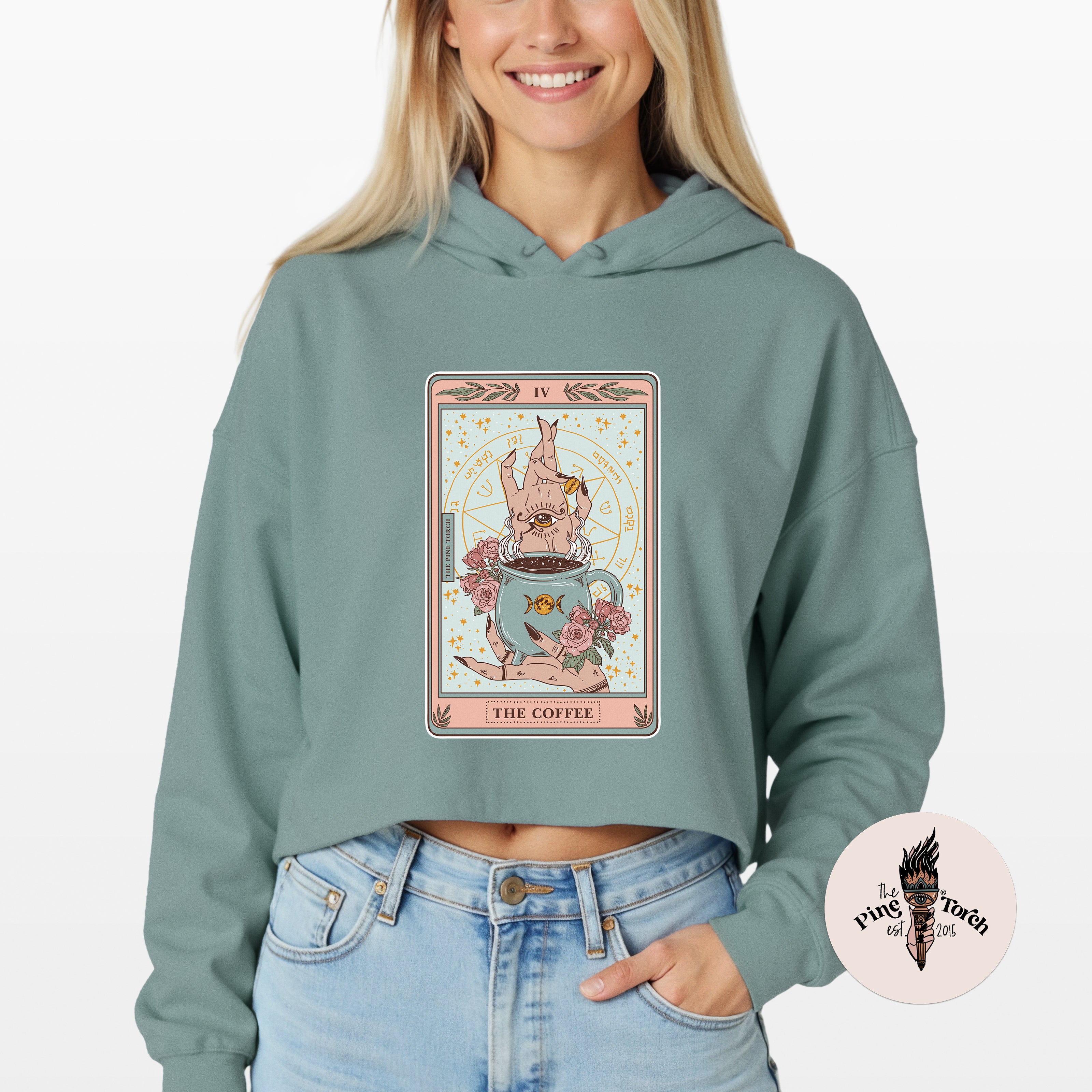 THE COFFEE // CROP HOODIE