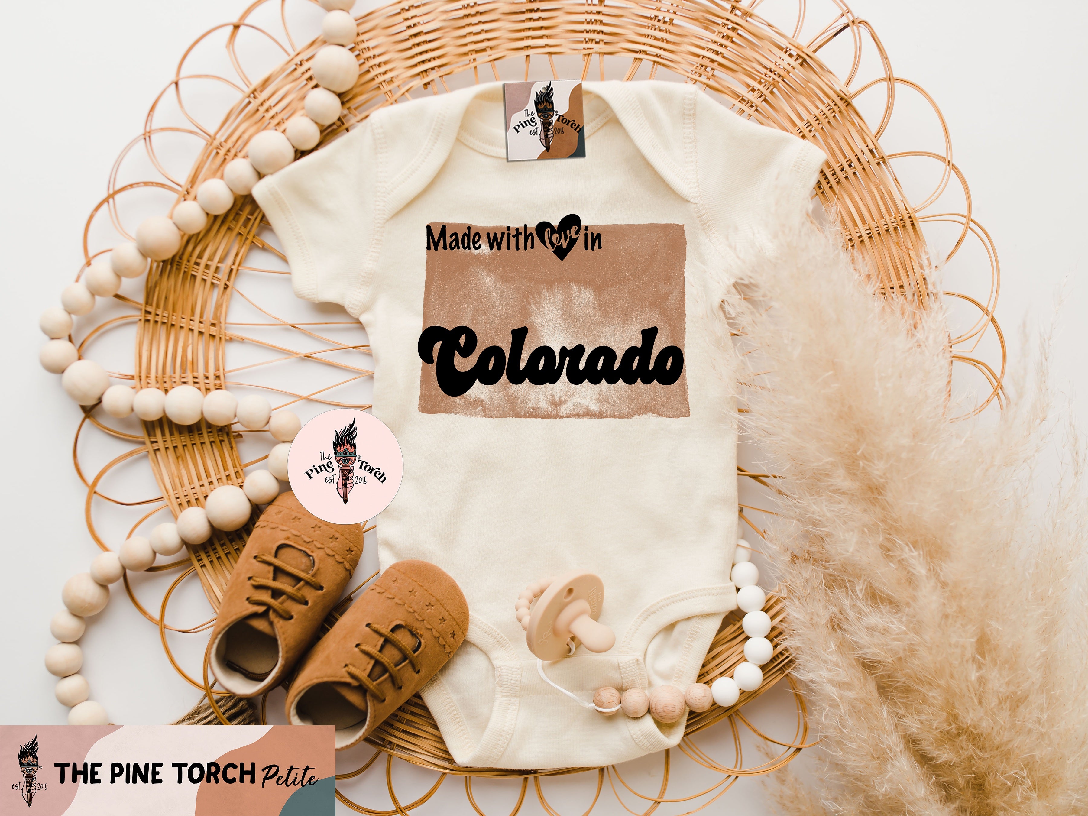 « MADE WITH LOVE IN COLORADO » BODYSUIT