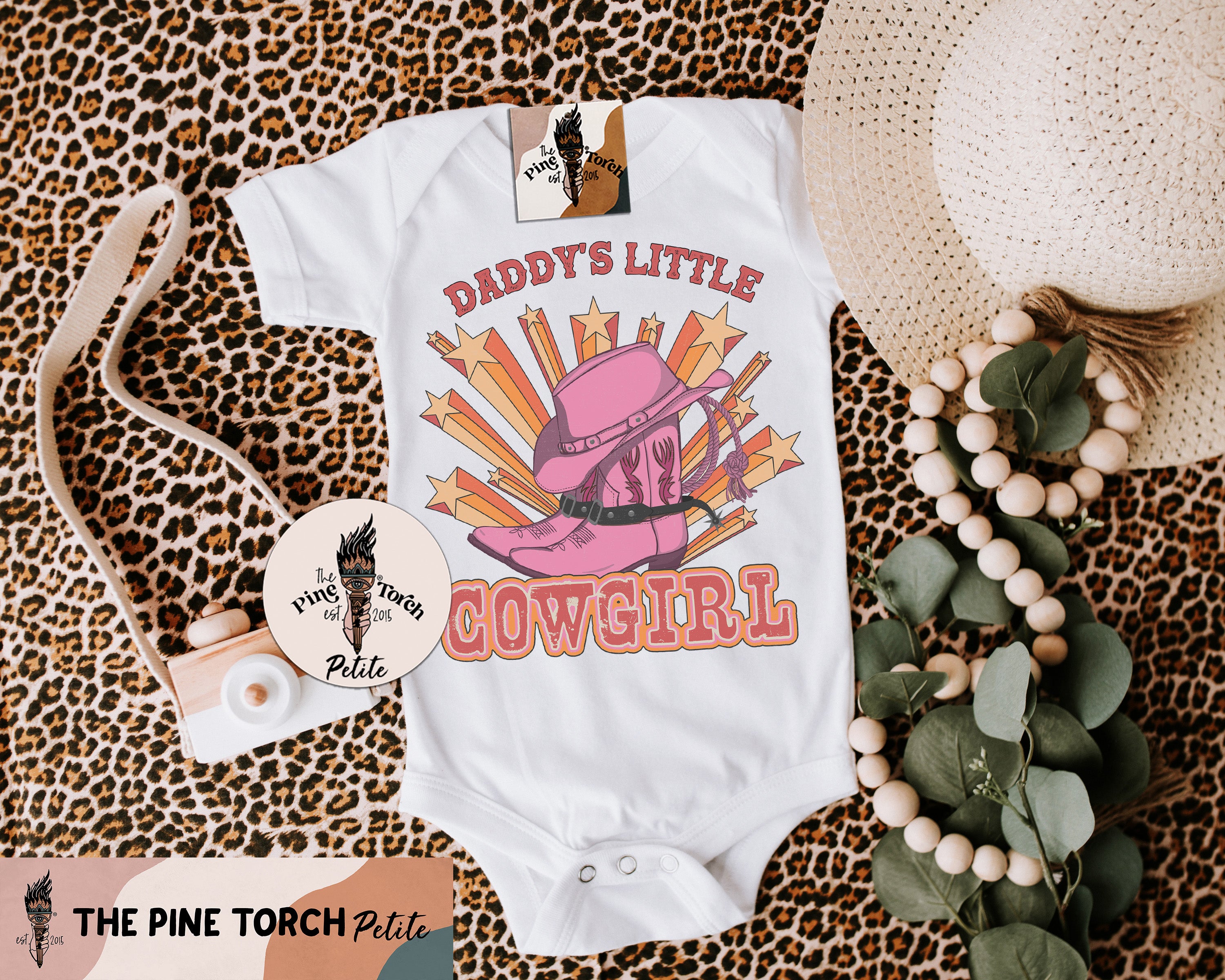 « PERSONALIZED COWGIRL » BODYSUIT