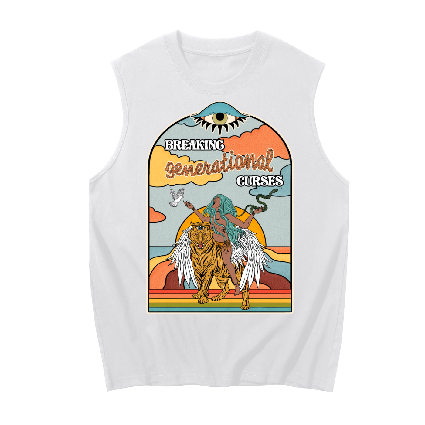 Healing Generational Curses // Unisex Boxy Tank