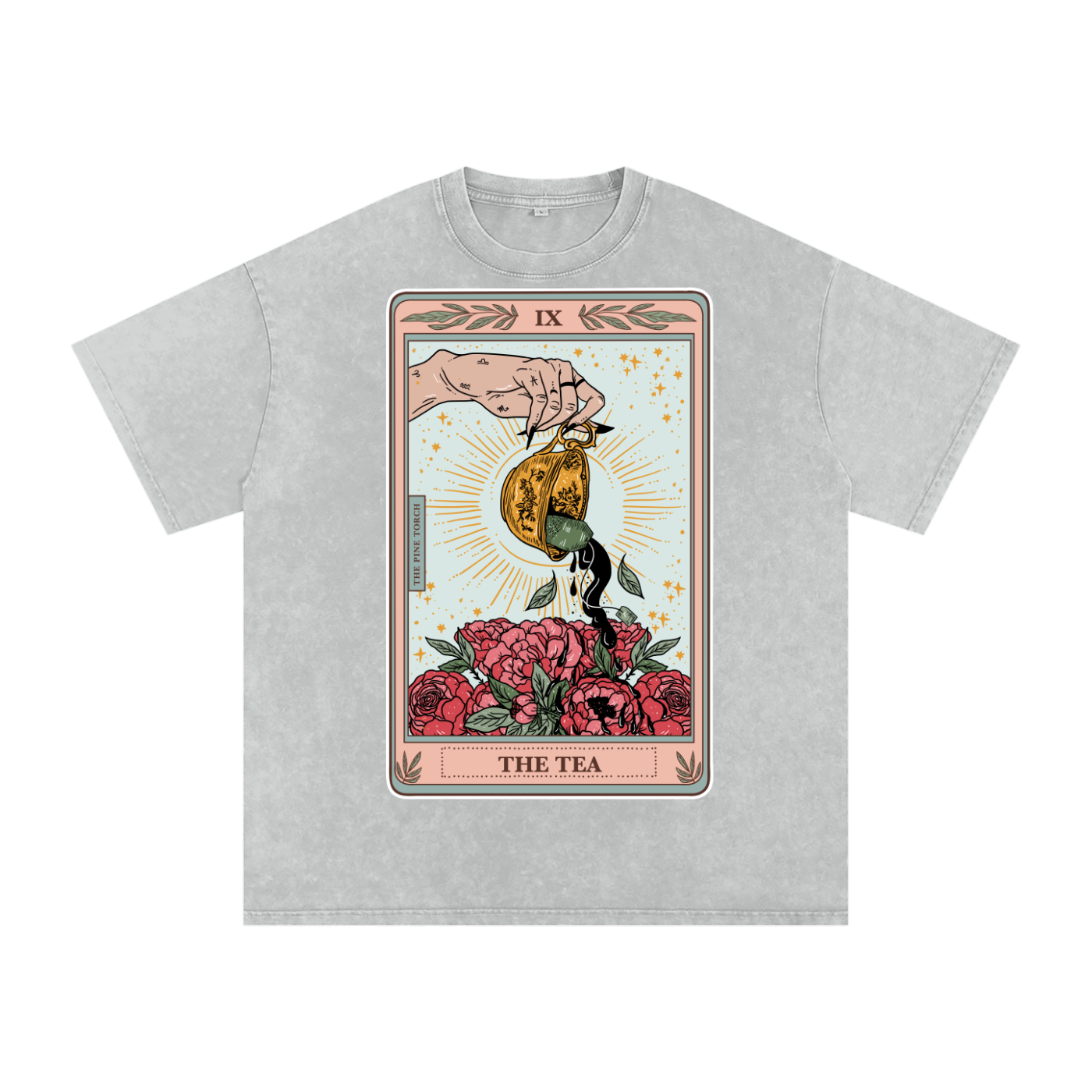 The Tea // Snow Washed Oversized Cotton T-Shirt