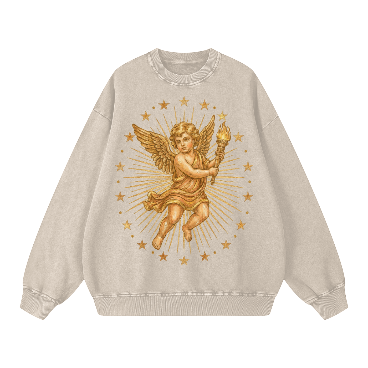 Cherub MIlagro // Snow Washed Oversized Sweatshirt