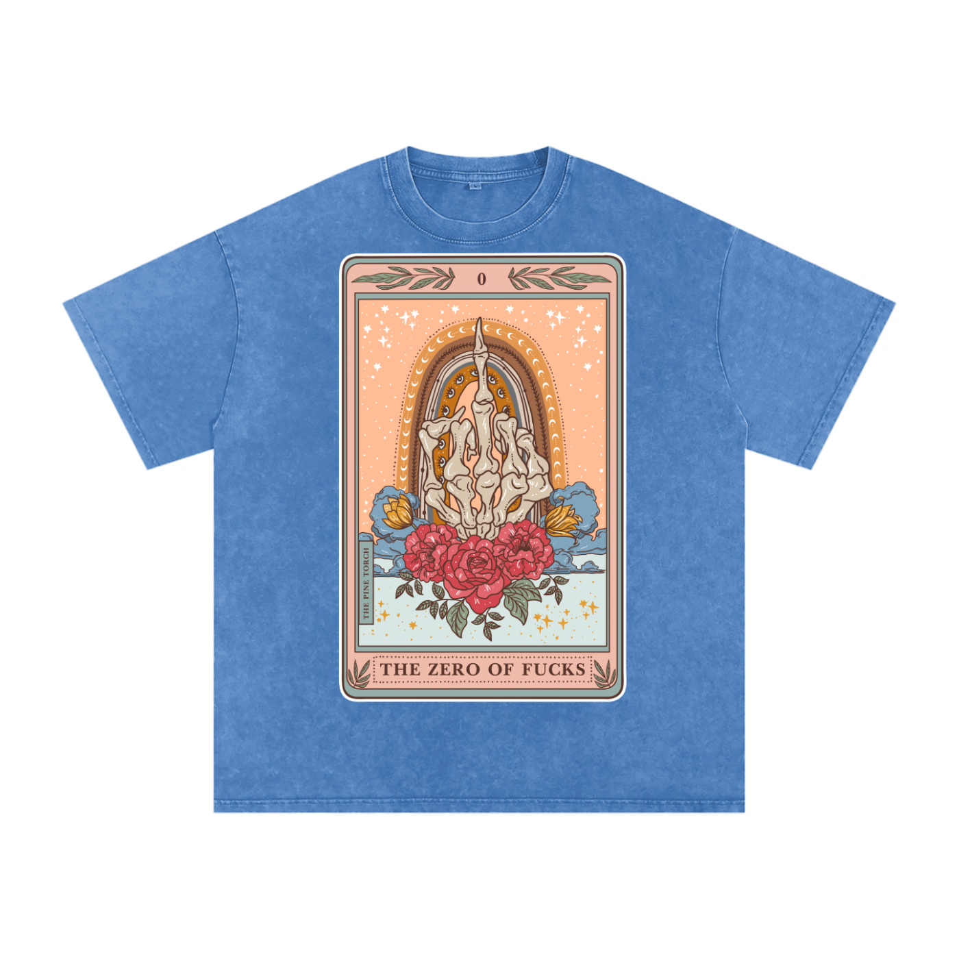 The Zero of Fucks // Snow Washed Oversized Cotton T-Shirt