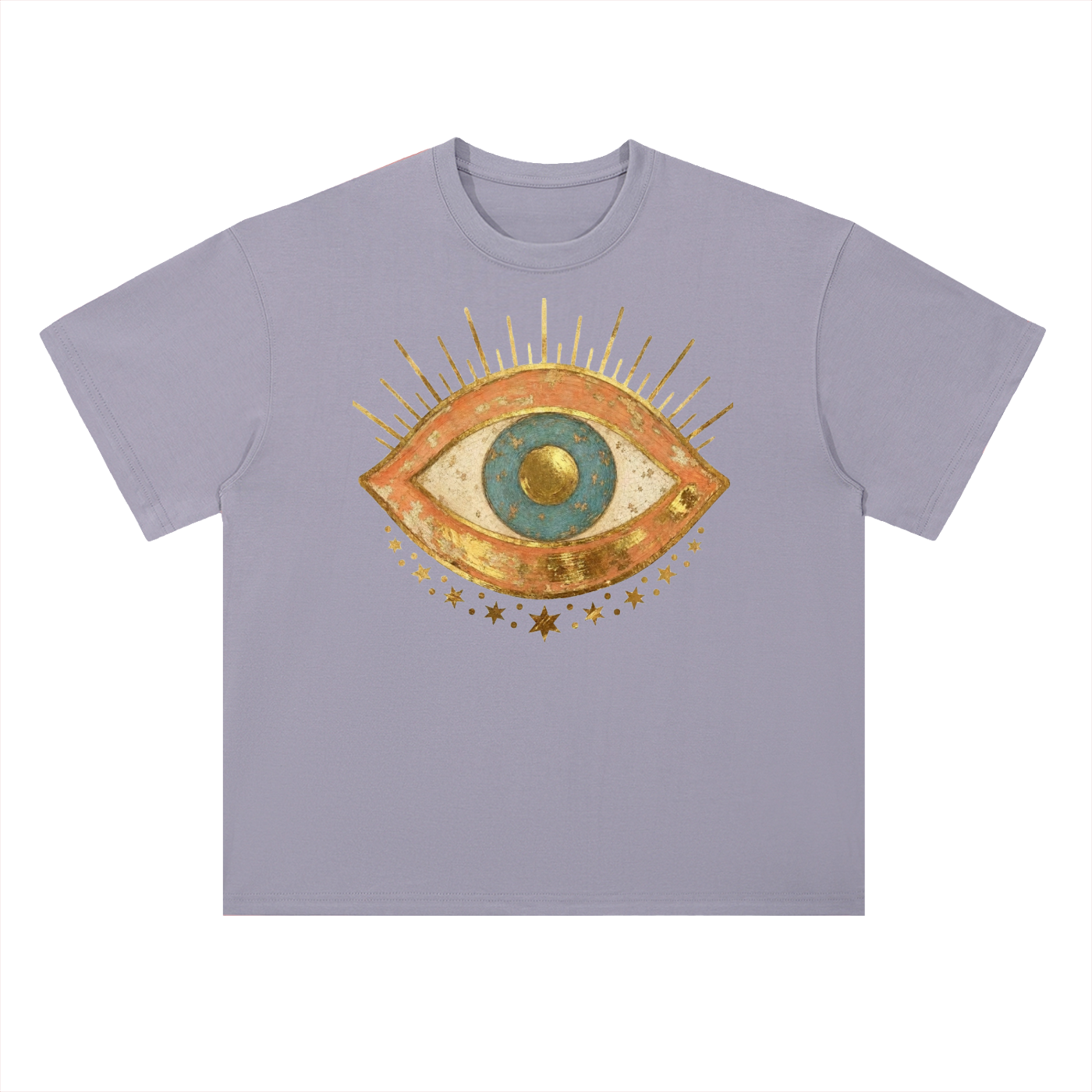 Evil Eye Milagro // Heavyweight Drop Shoulder Cotton T-Shirt