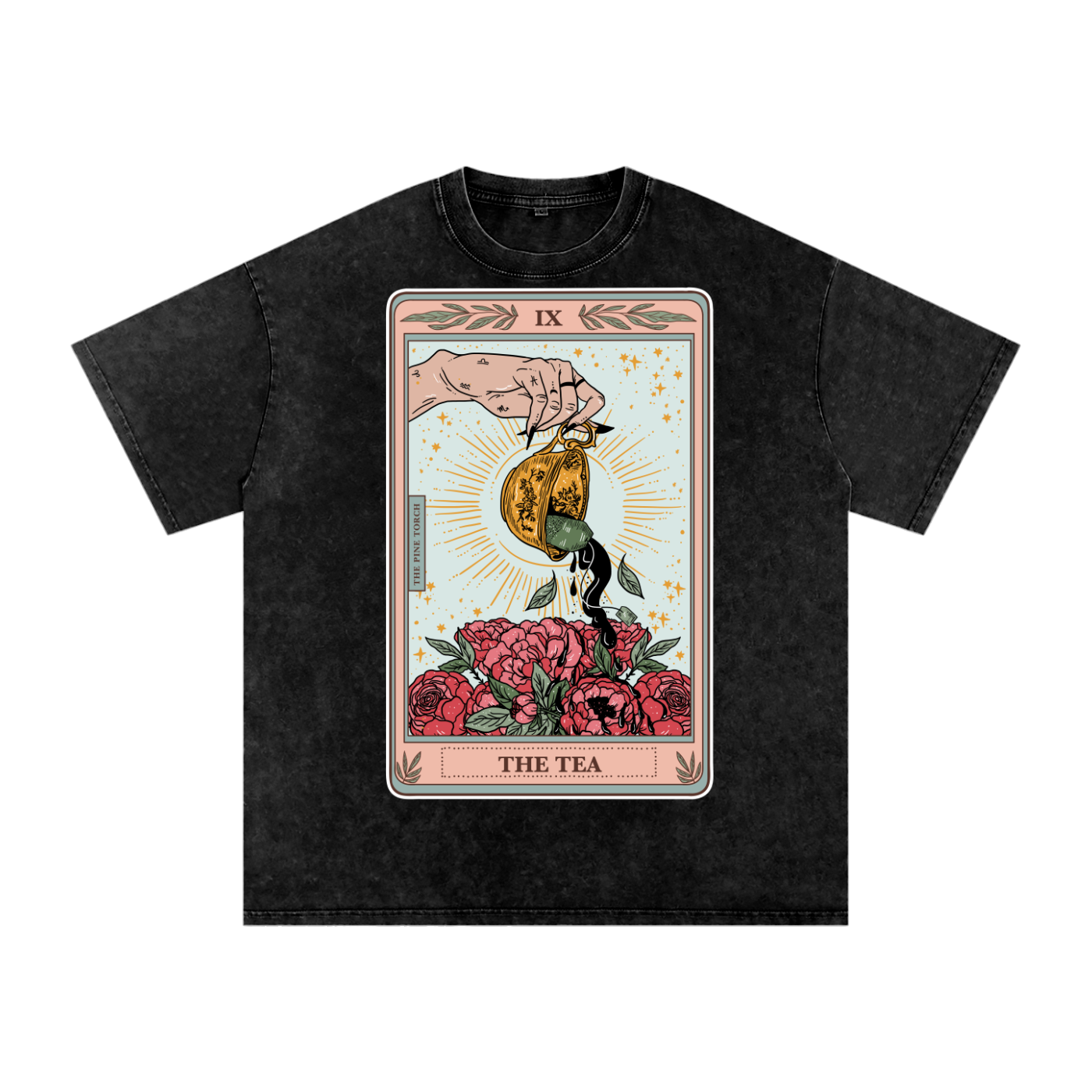 The Tea // Snow Washed Oversized Cotton T-Shirt