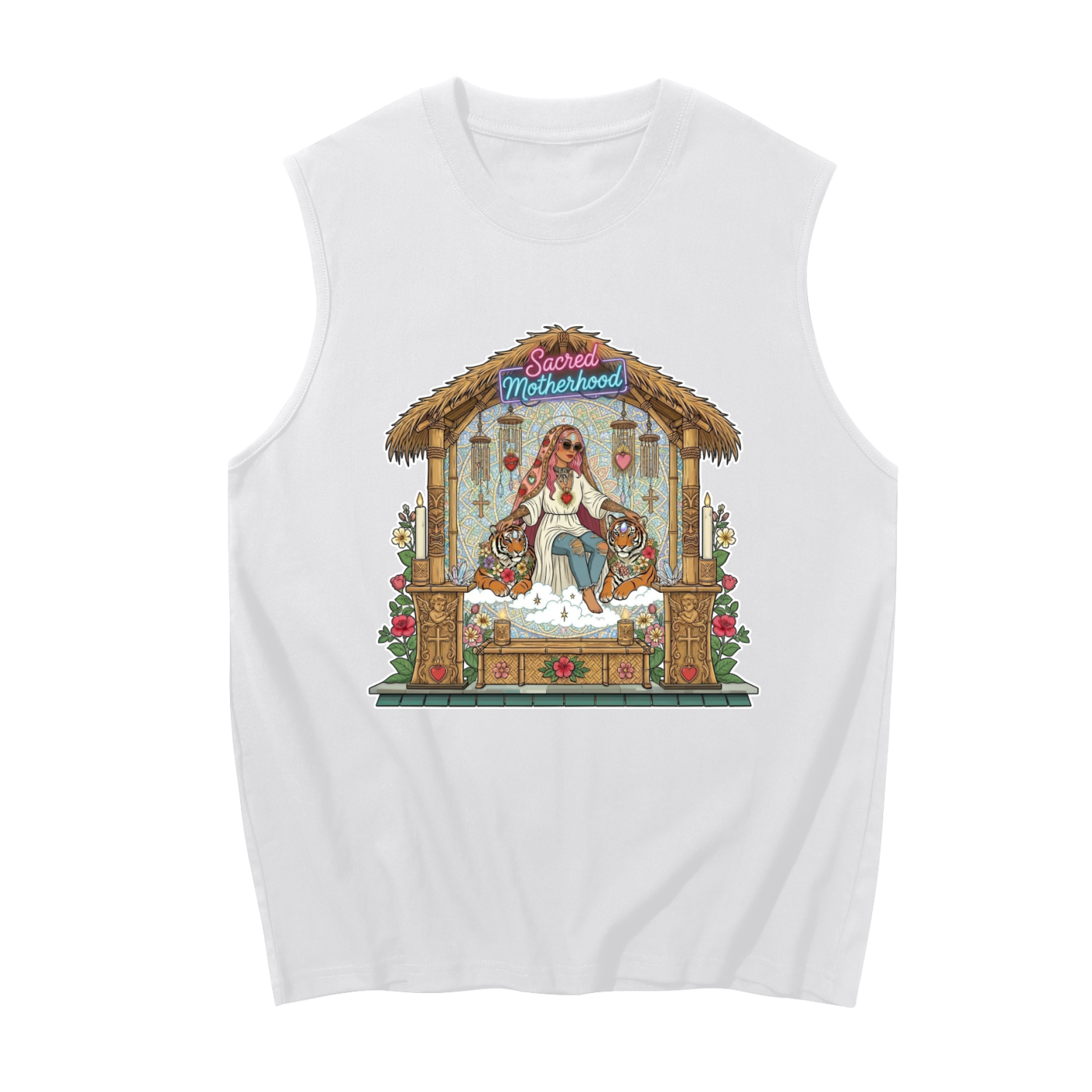 Sacred Motherhood // Unisex Boxy Tank