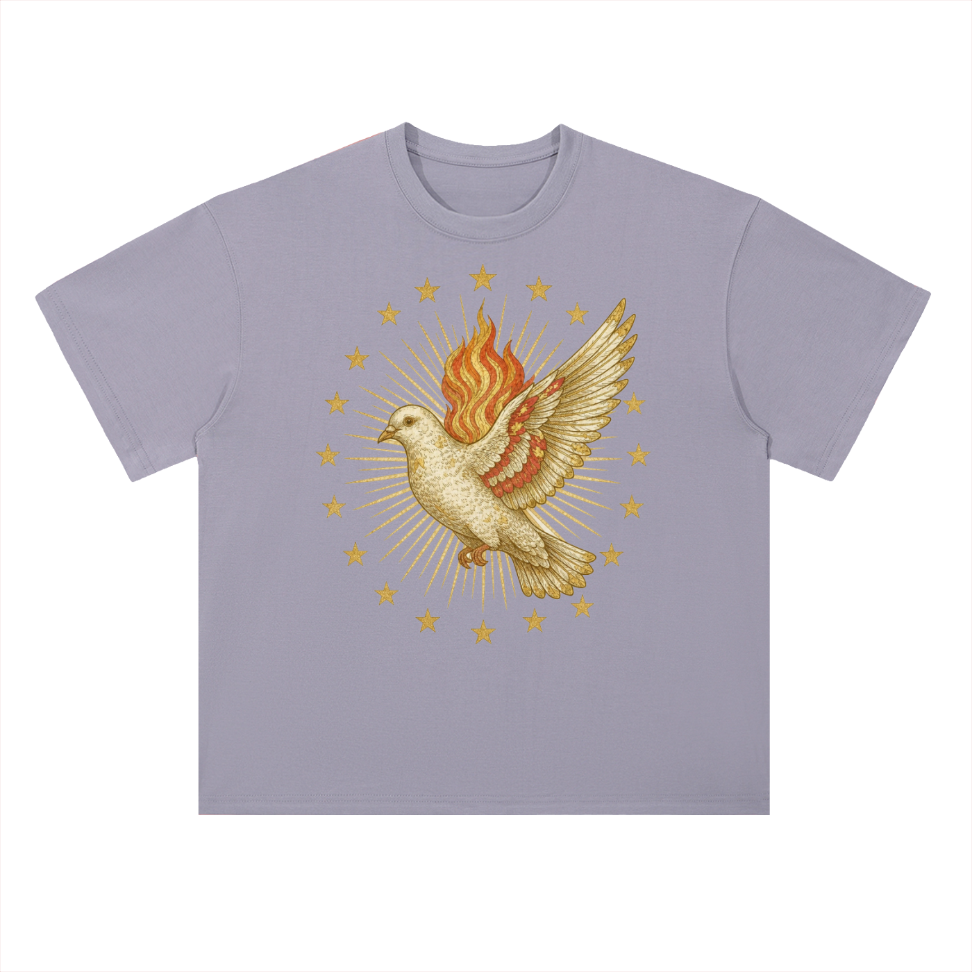 Holy Dove Milagro // Heavyweight Drop Shoulder Cotton T-Shirt