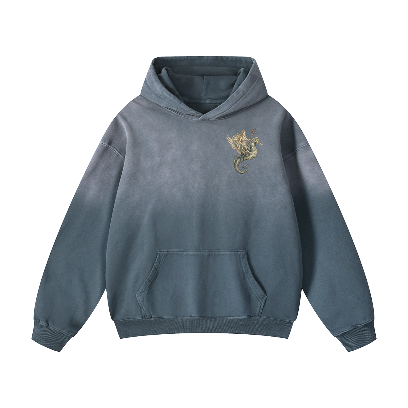 Sea Queen // Heavyweight Sunfade Oversized Hoodie