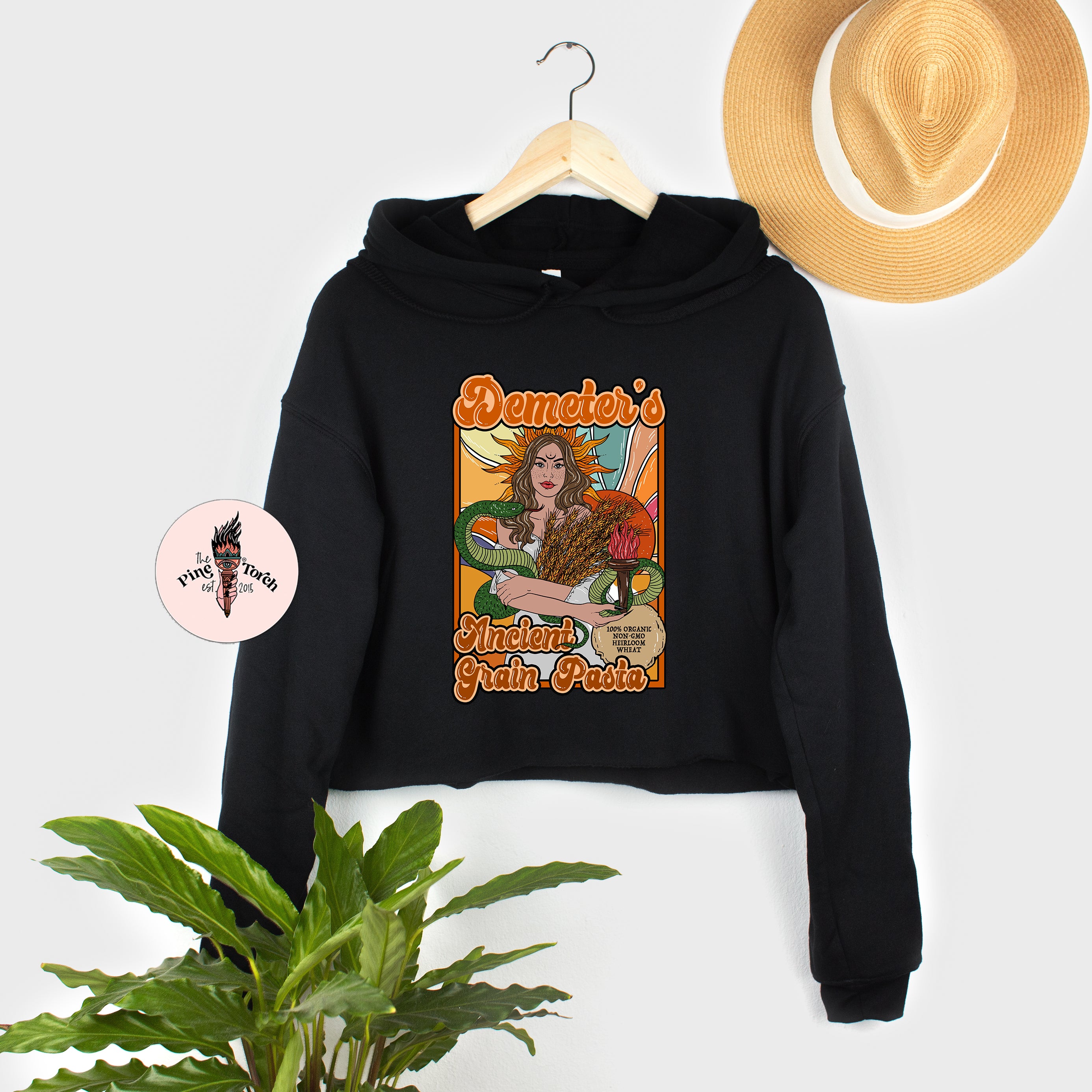 DEMETER'S ANCIENT GRAIN PASTA // CROP HOODIE