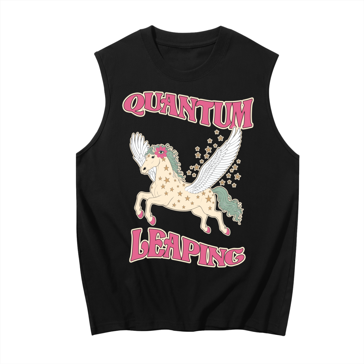 Quantum Leaping // Unisex Boxy Tank